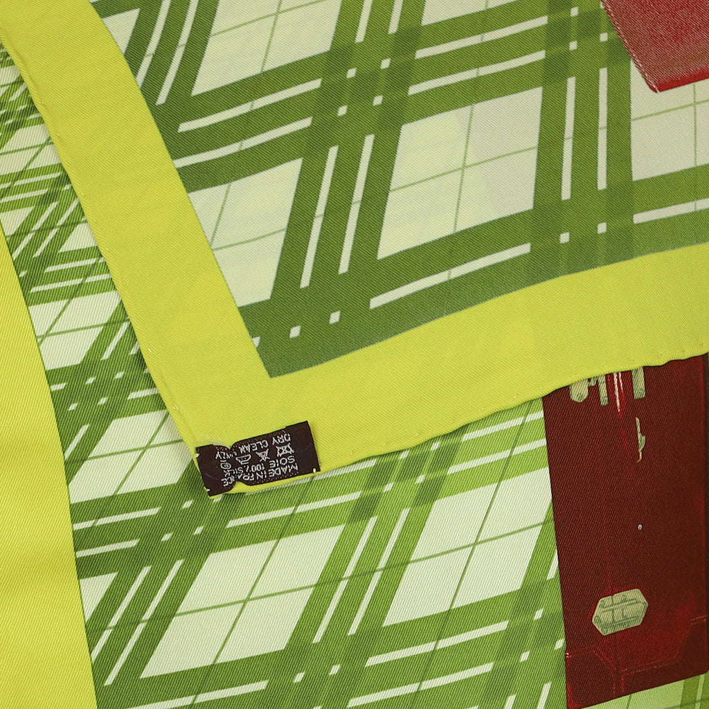 Hermès H en Voyage 70 Silk Scarf Quite Rare