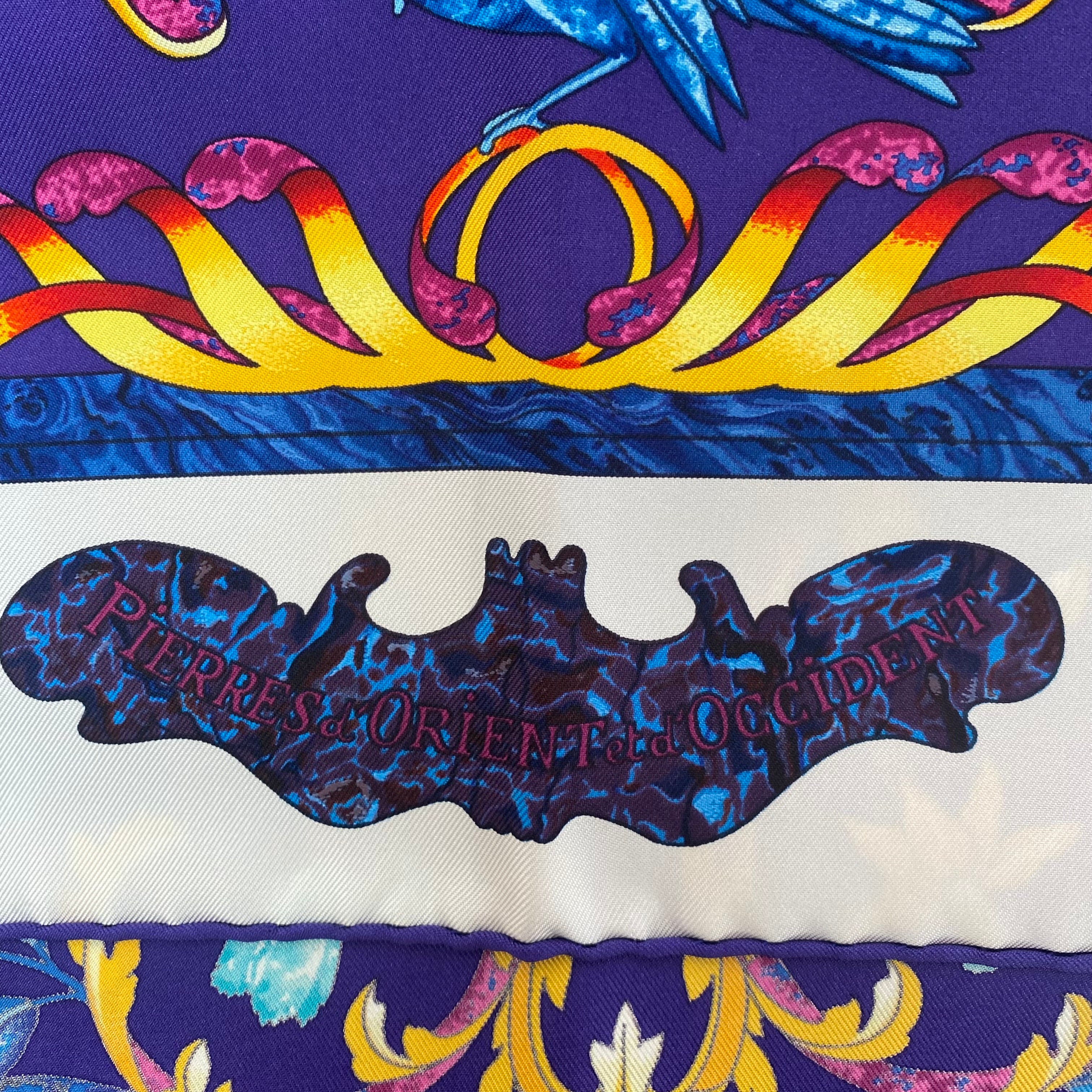 Brand New Boxed Hermès Pierres d’Orient de d’Occident Silk Scarf