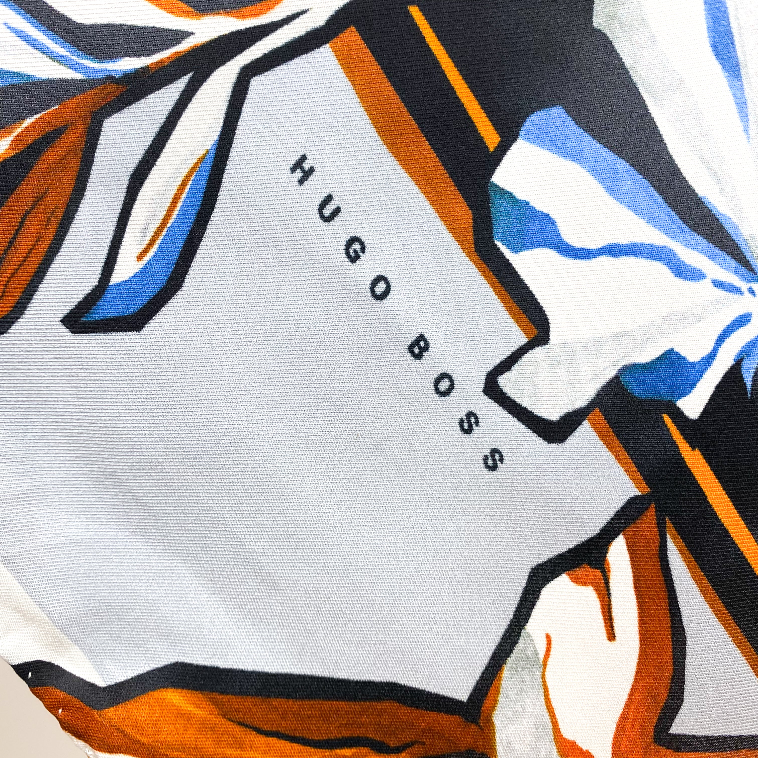 Extra Large Hugo Boss Floral Silk Scarf