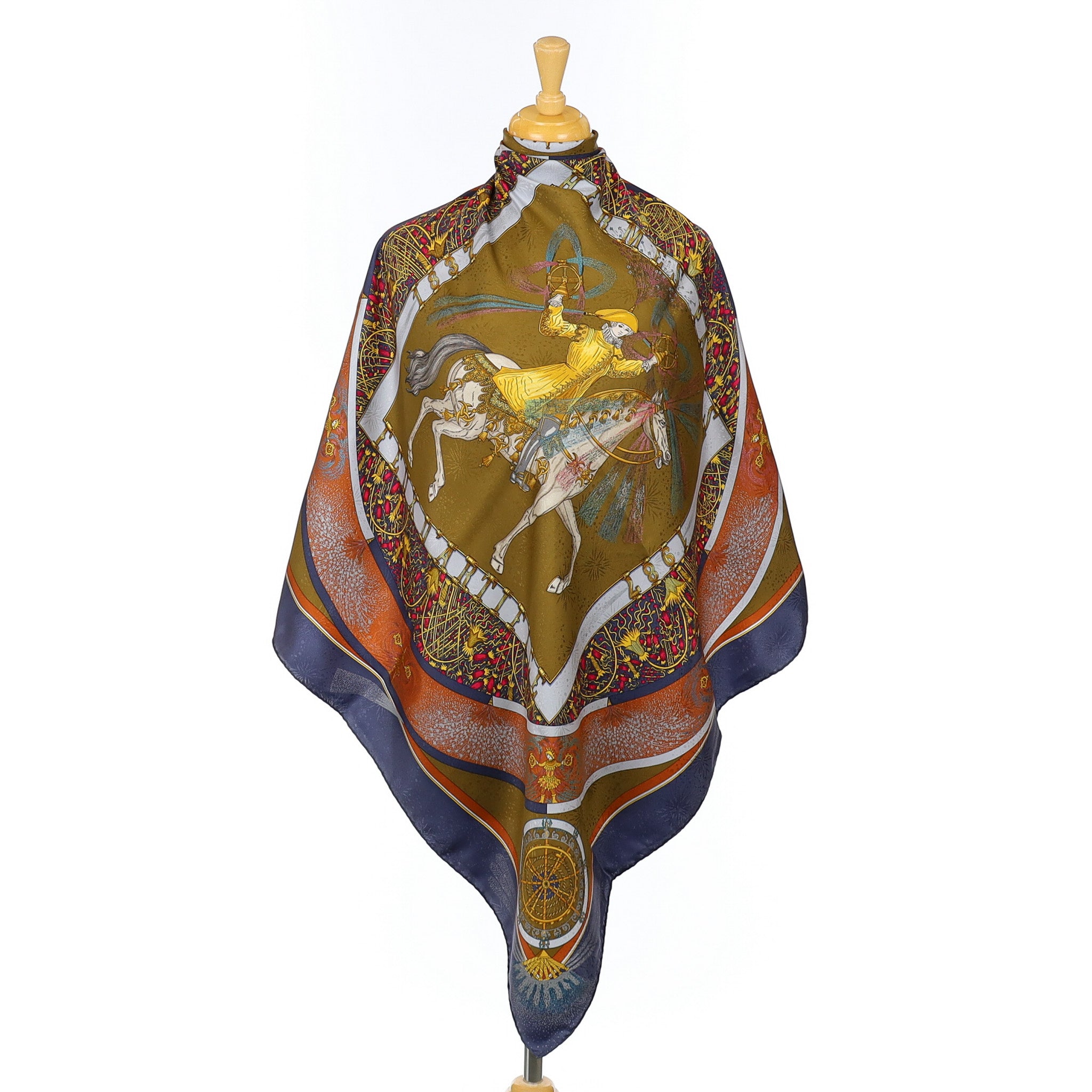 Hermès Feux D’artifice Silk Scarf