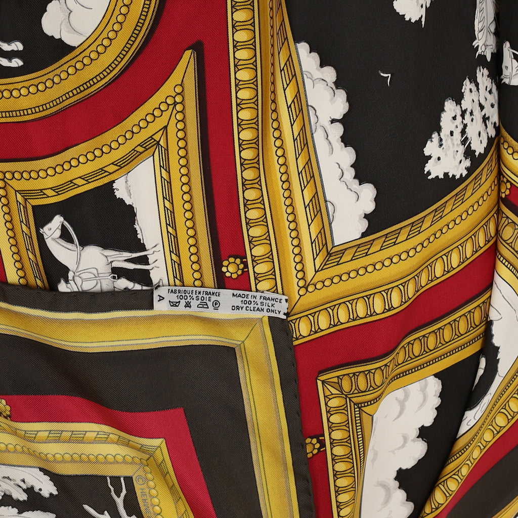 Hermès High Perch Silk Scarf Rare