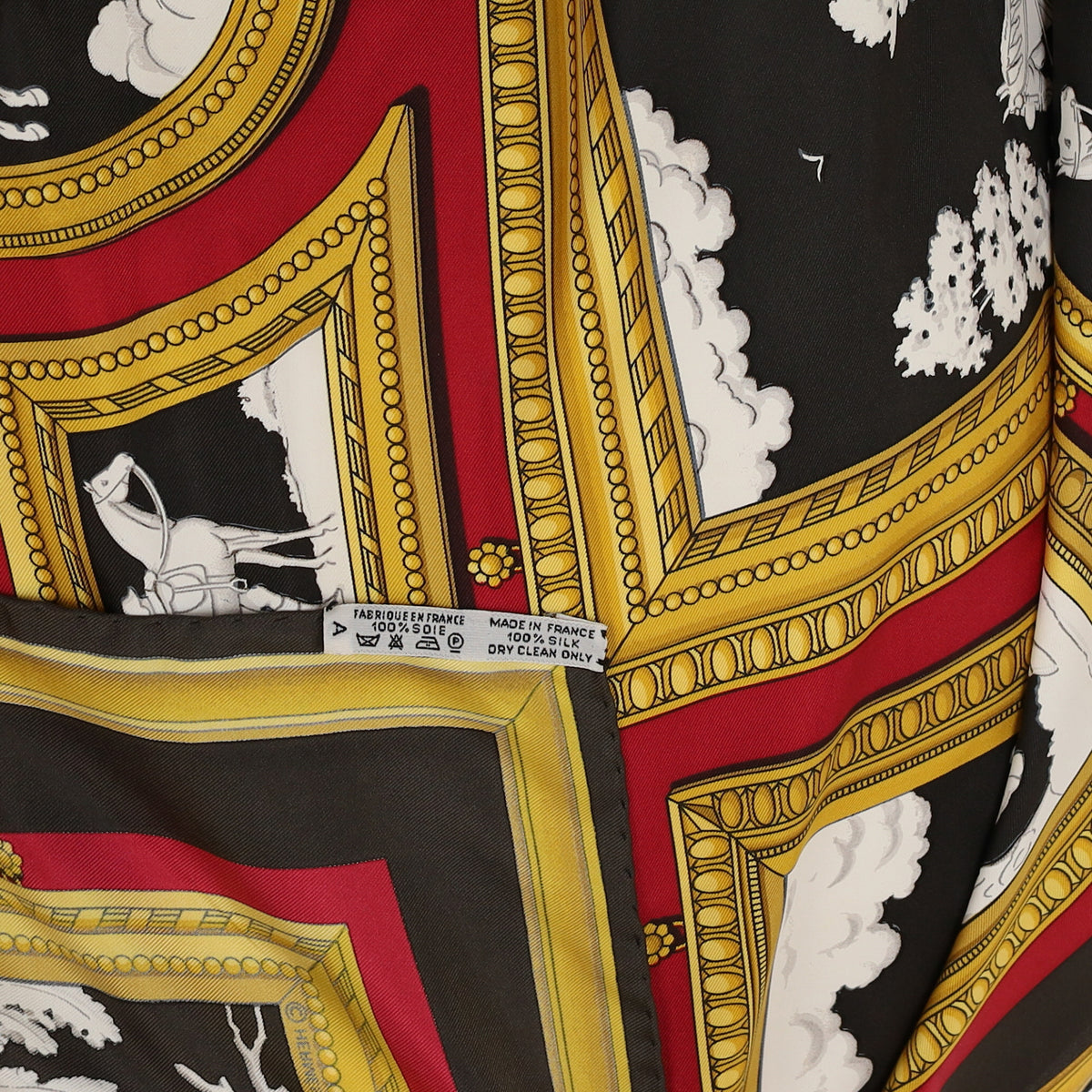 Hermès High Perch Silk Scarf Rare