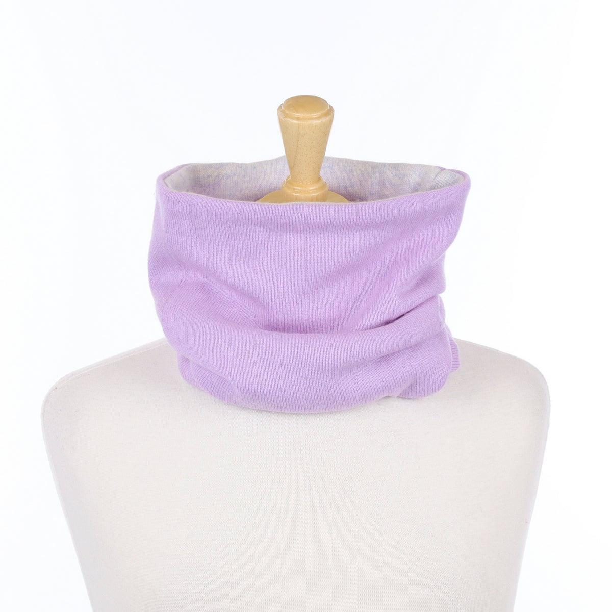 Lilac and Ice Blue Luxury Double Layered Snood