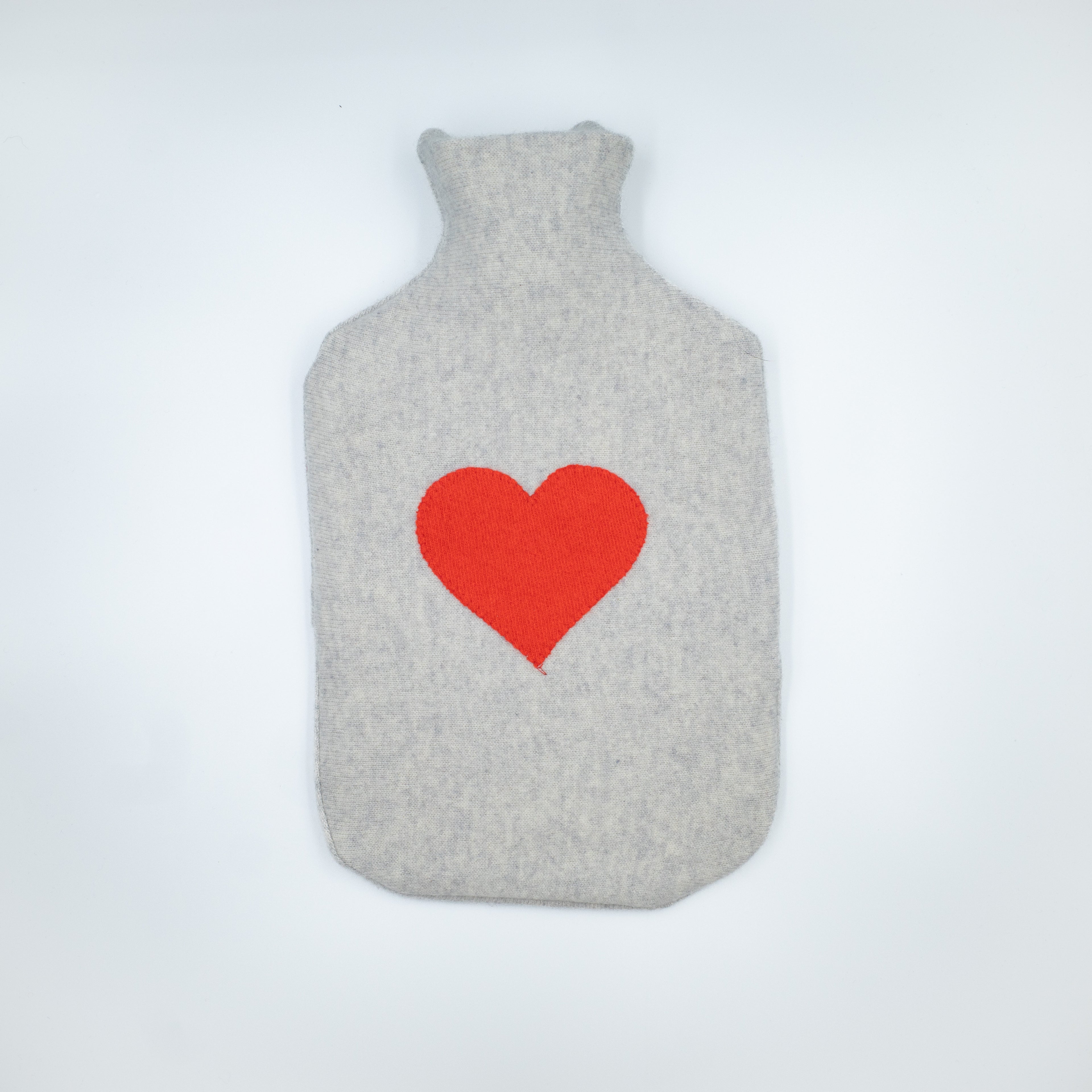 Mist Grey Large Cashmere Hot Water Bottle