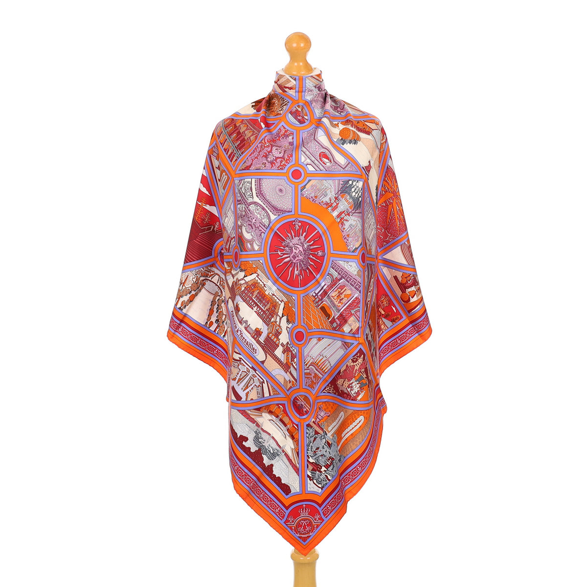 Brand New Boxed Hermès Flânerie à Versailles Silk Scarf Quite Rare