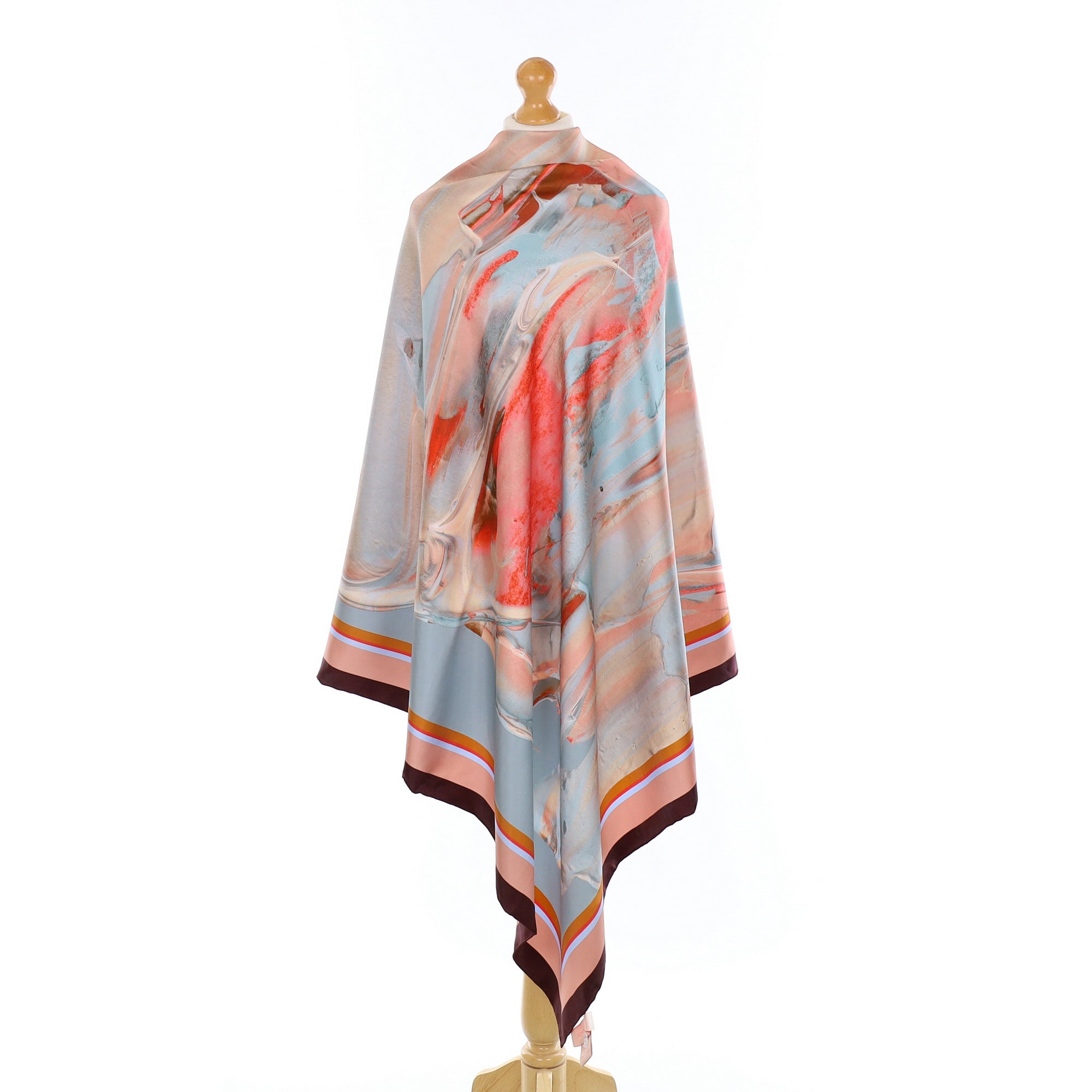 Roksanda Abstract Painted Style Silk Scarf