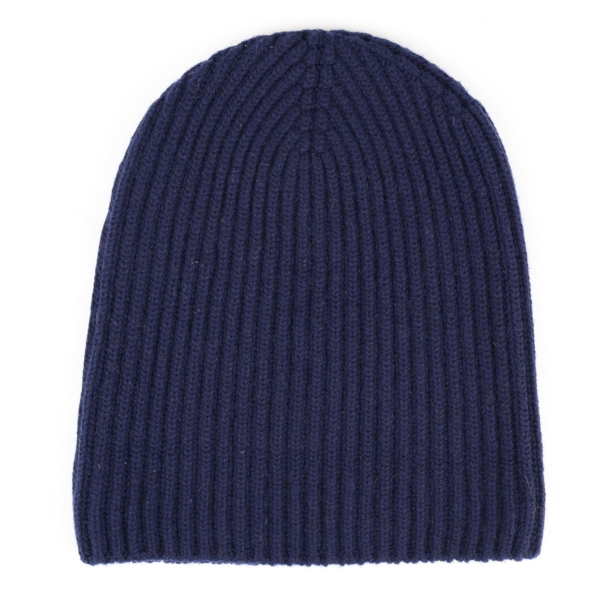 Scottish Navy Luxury Chunky Cashmere Beanie Hat