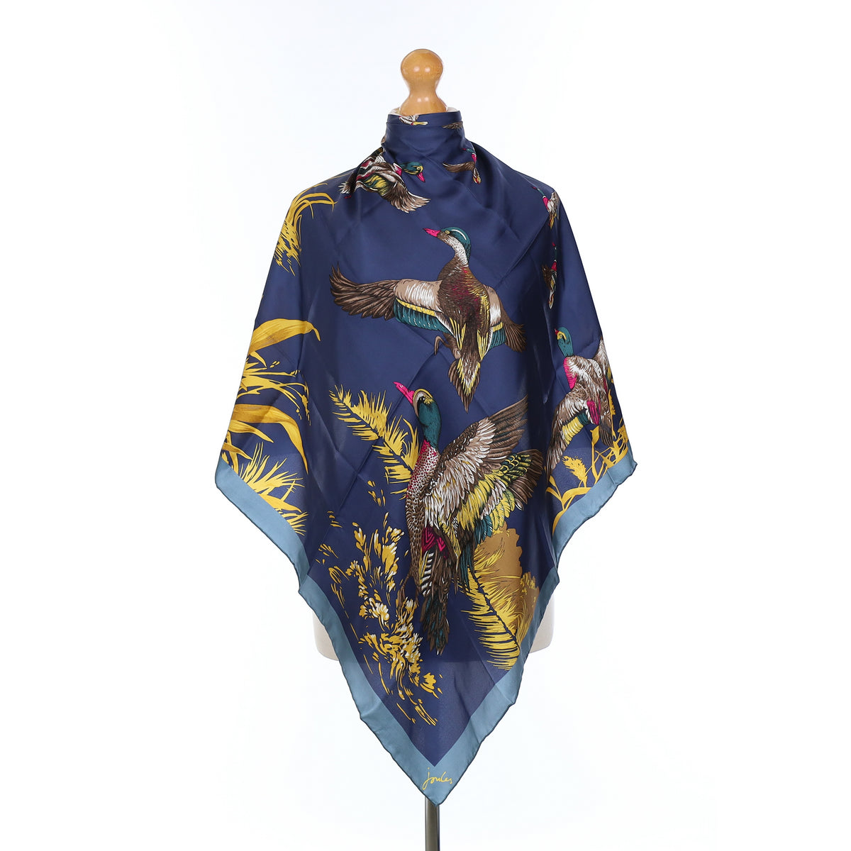 Brand New Joules Country Style Silk Scarf