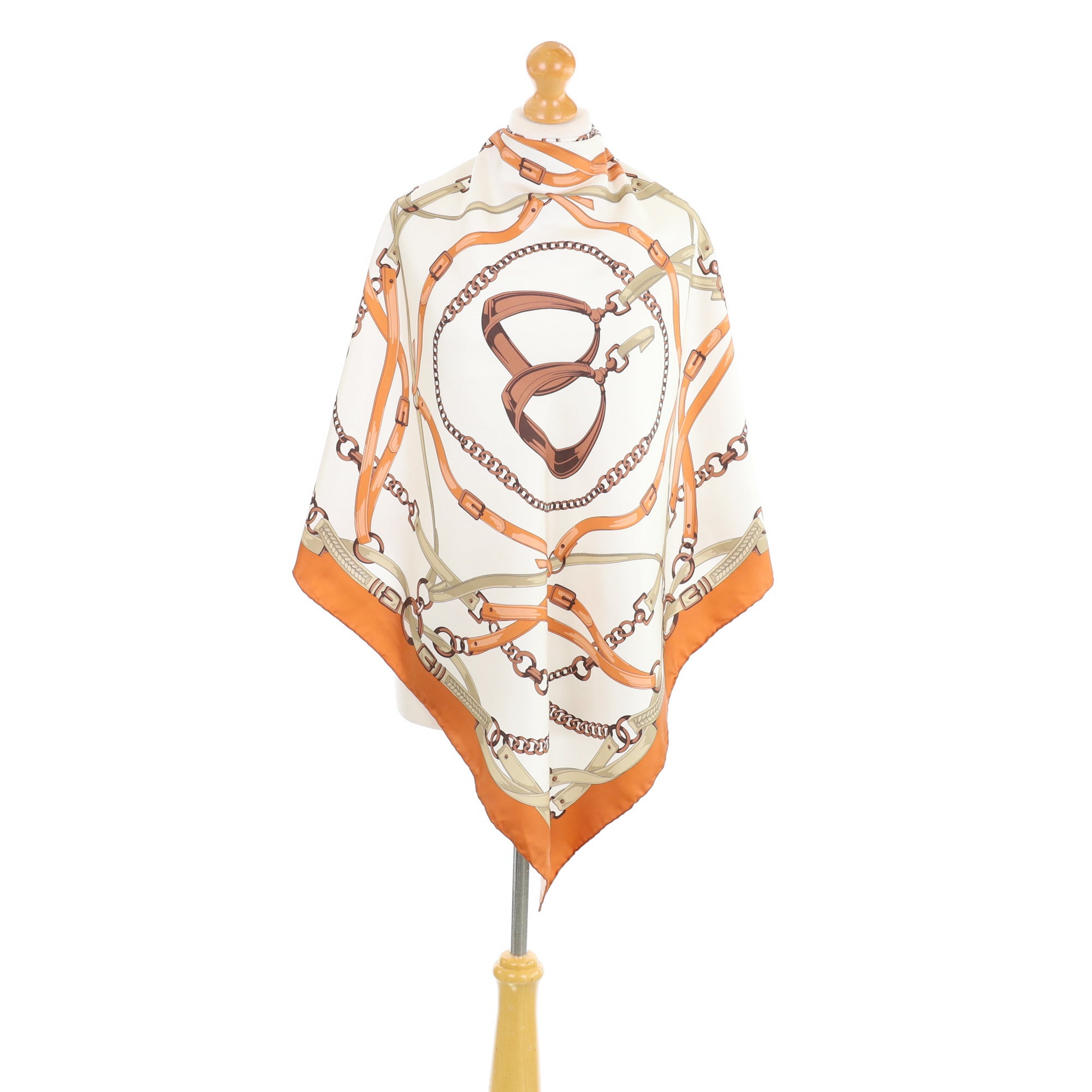 Immaculate Italian Equestrian Silk Scarf