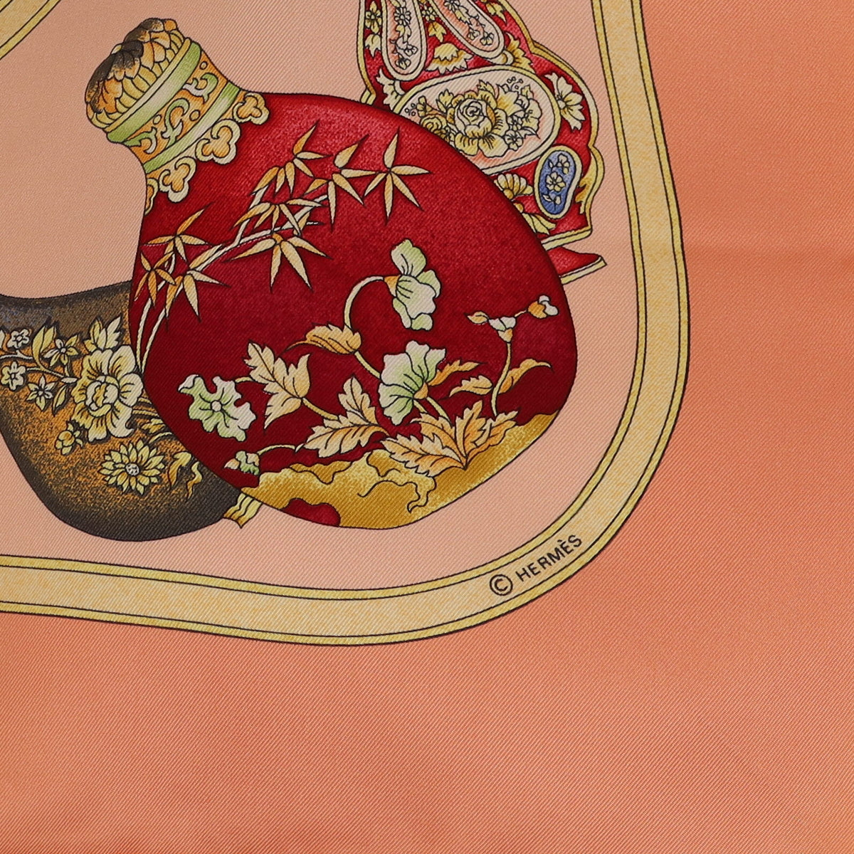 Hermès Qu’importe Le Flacon Silk Scarf