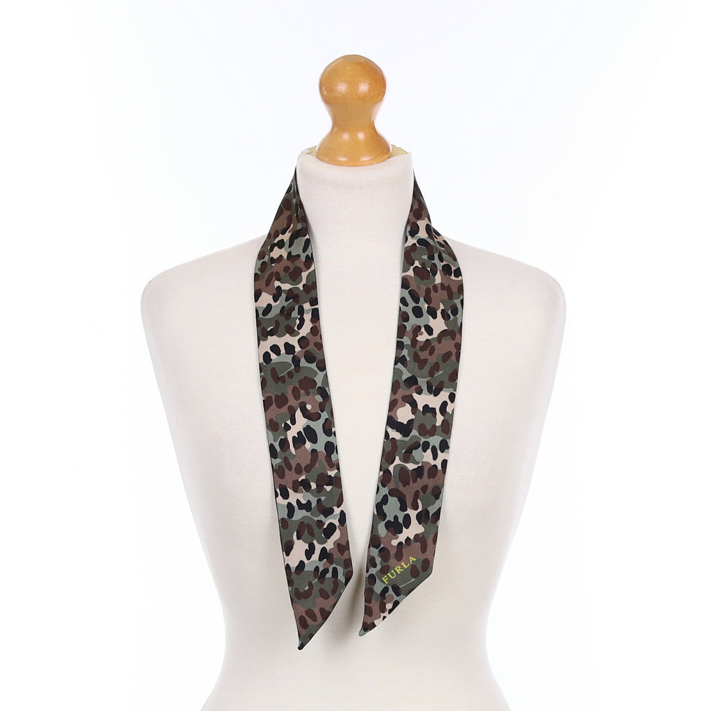 Furla Camouflage Silk Tie