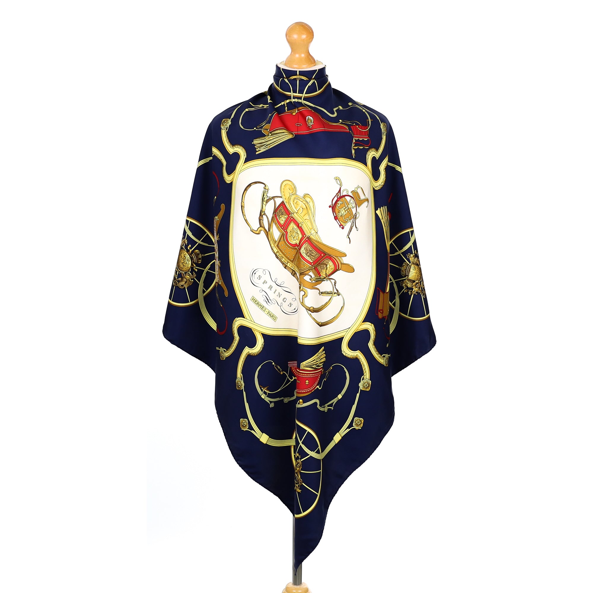 Hermès Springs Silk Scarf