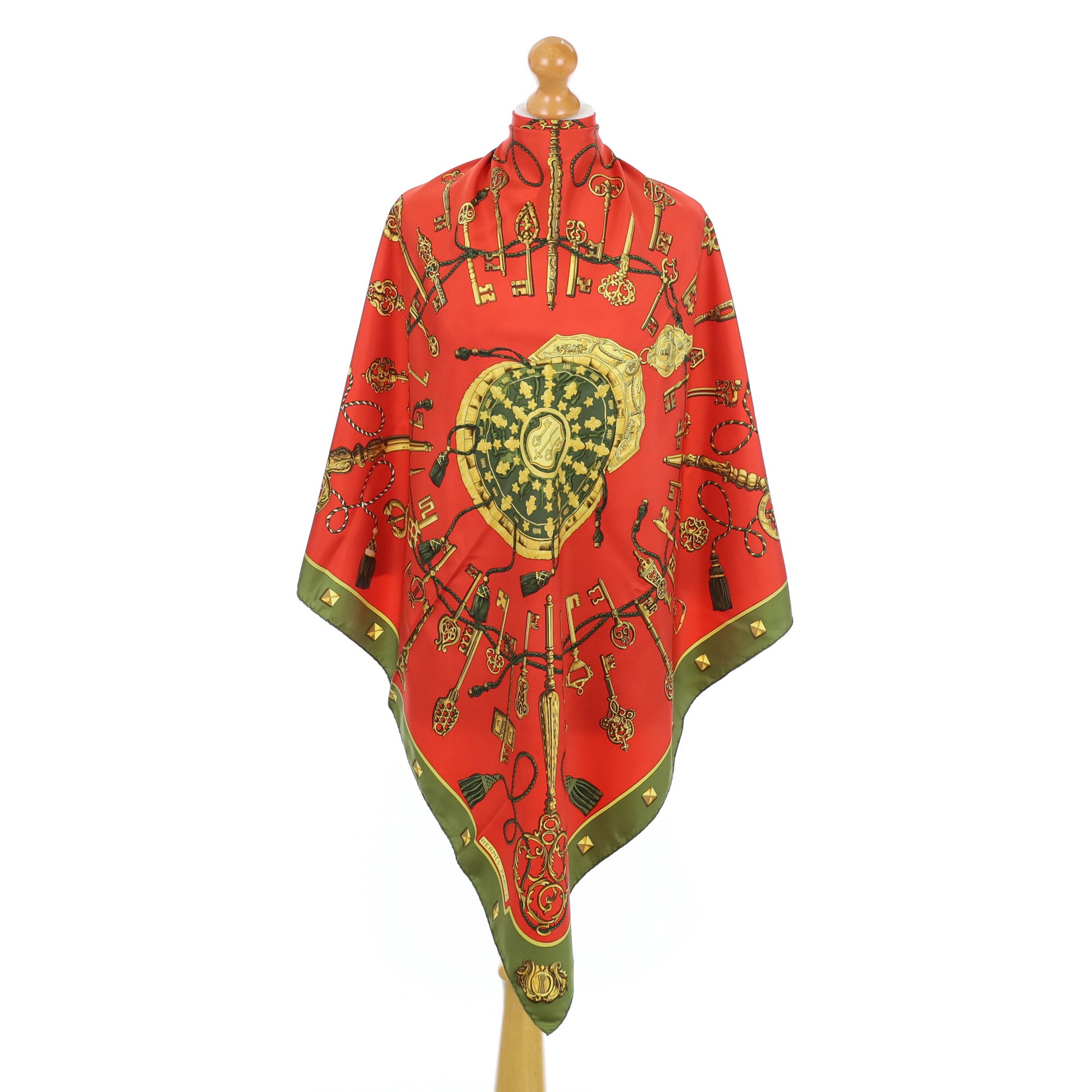 Hermès Les Clefs Silk Scarf