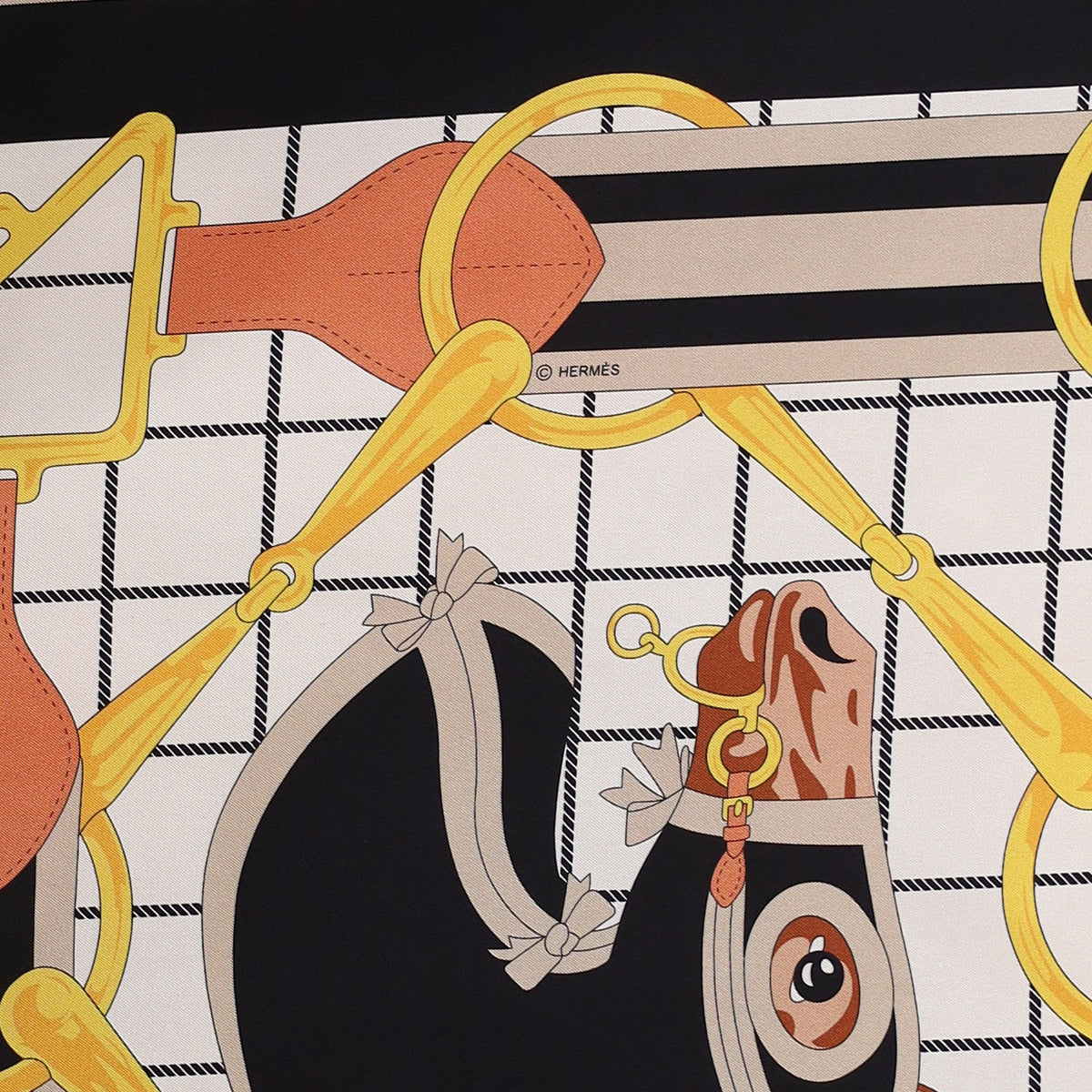 Hermès Tatersale Silk Scarf