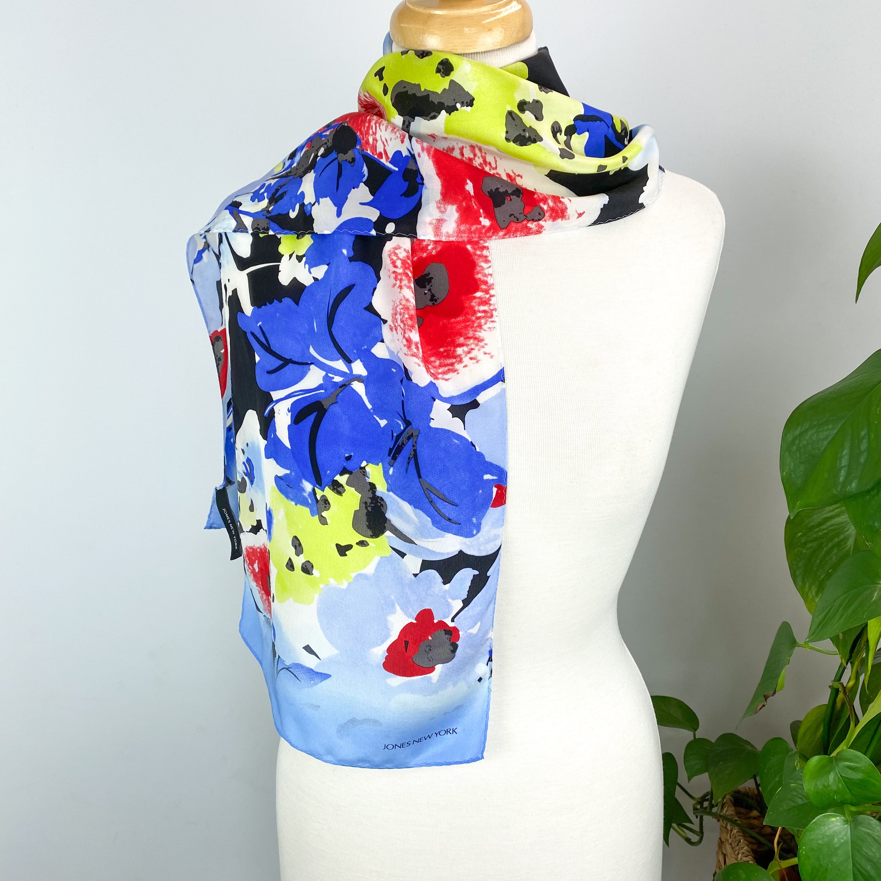 Jones New York Long Silk Scarf