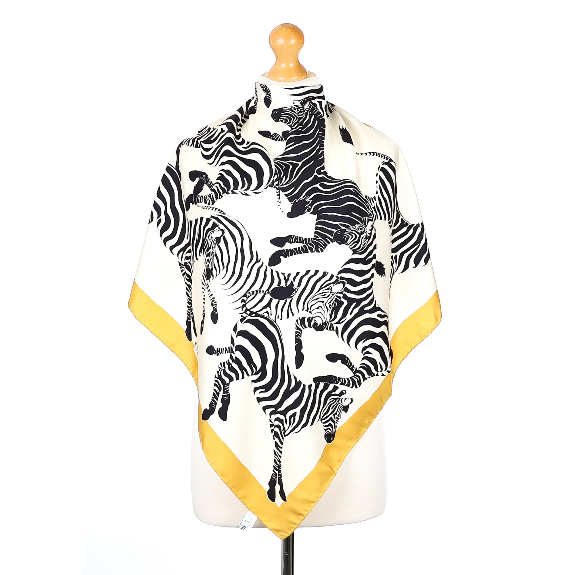 Salvatore Ferragamo Zebra Silk Scarf