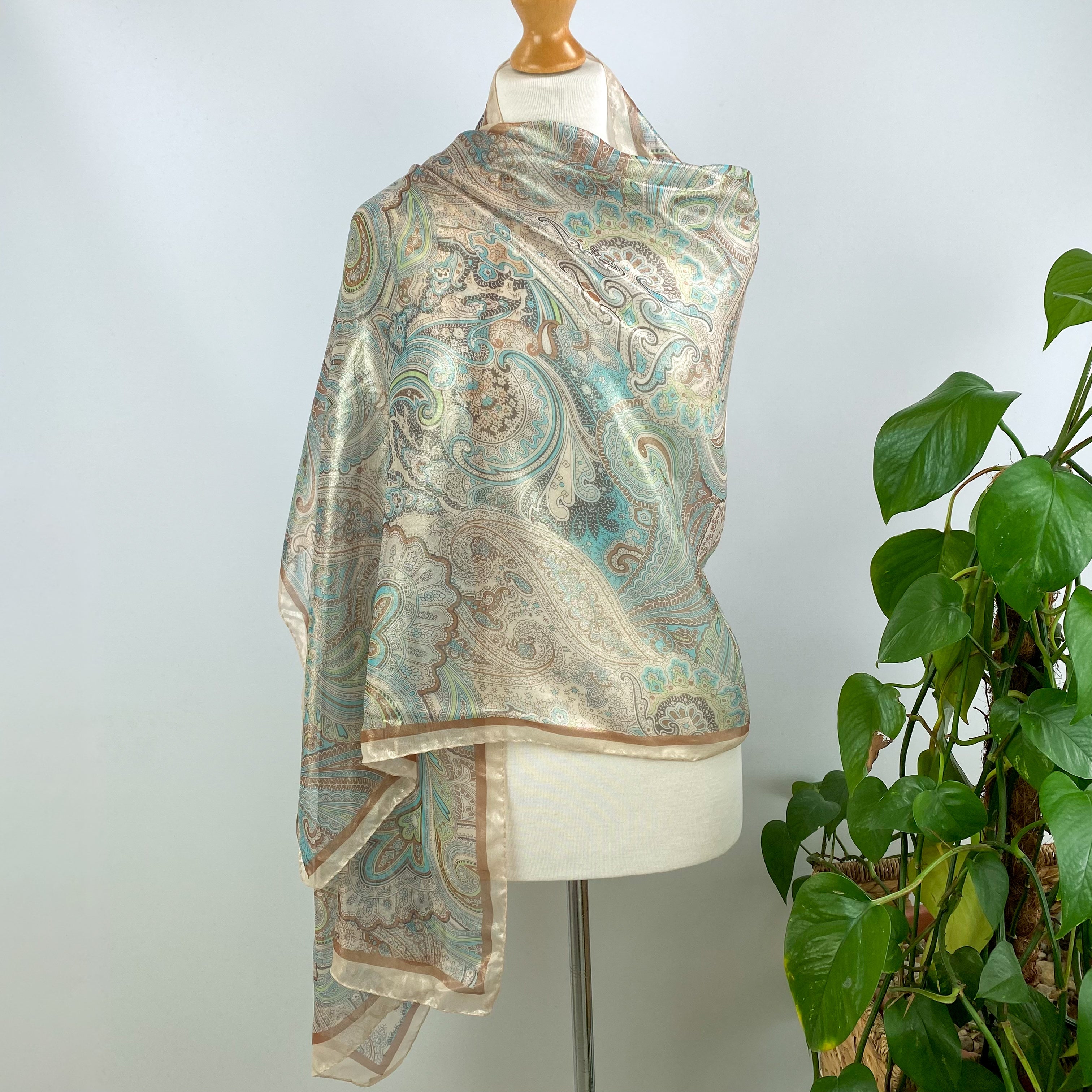 Brand New Marc Cain Sheer Wrap Style Silk Scarf