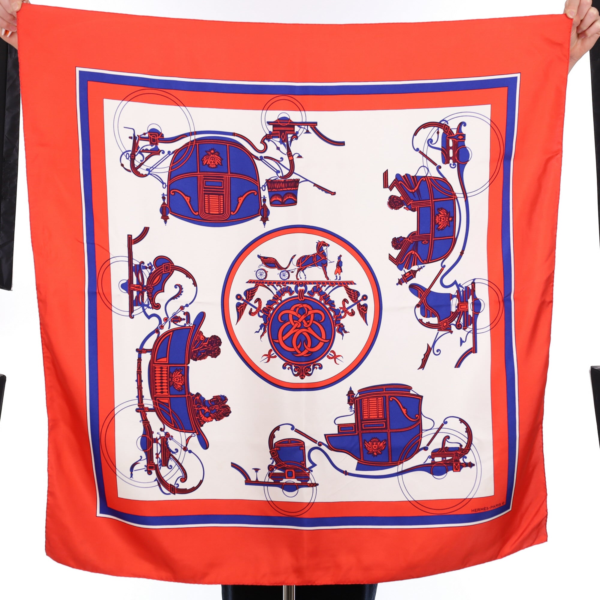 Hermès Ex Libris Silk Scarf