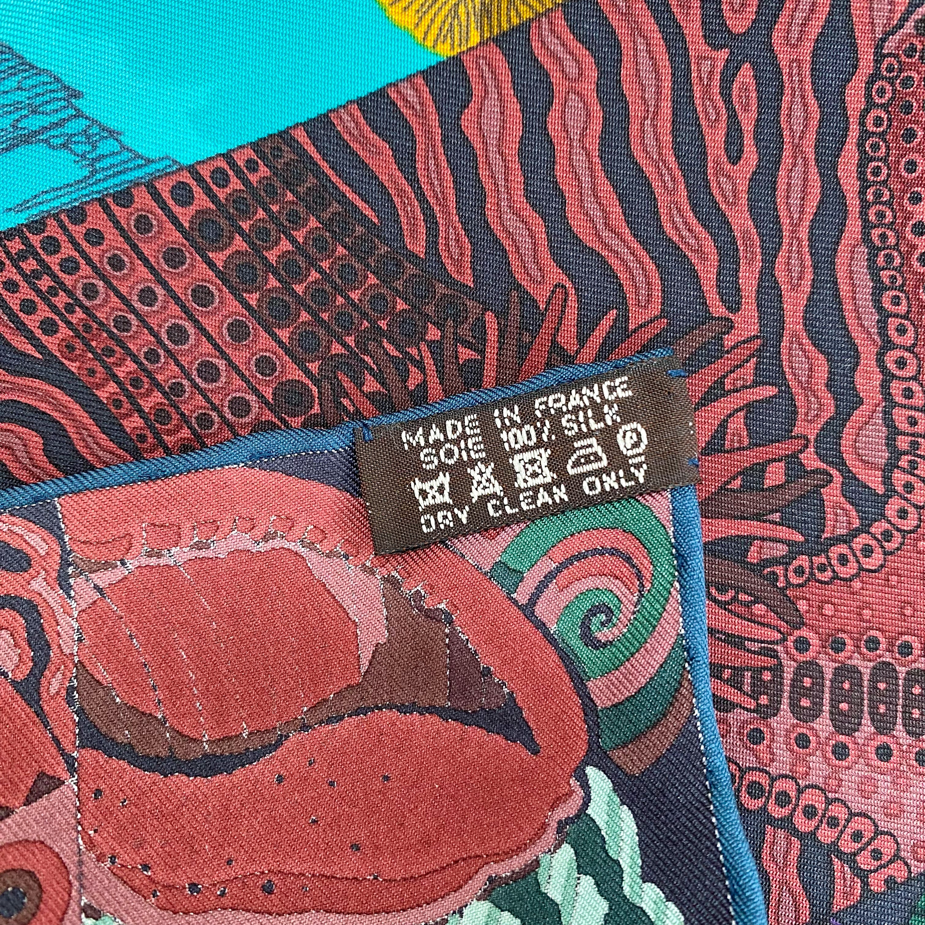 Brand New Boxed Hermès Sieste au Paradis Silk Scarf Highly Sought After/Grail