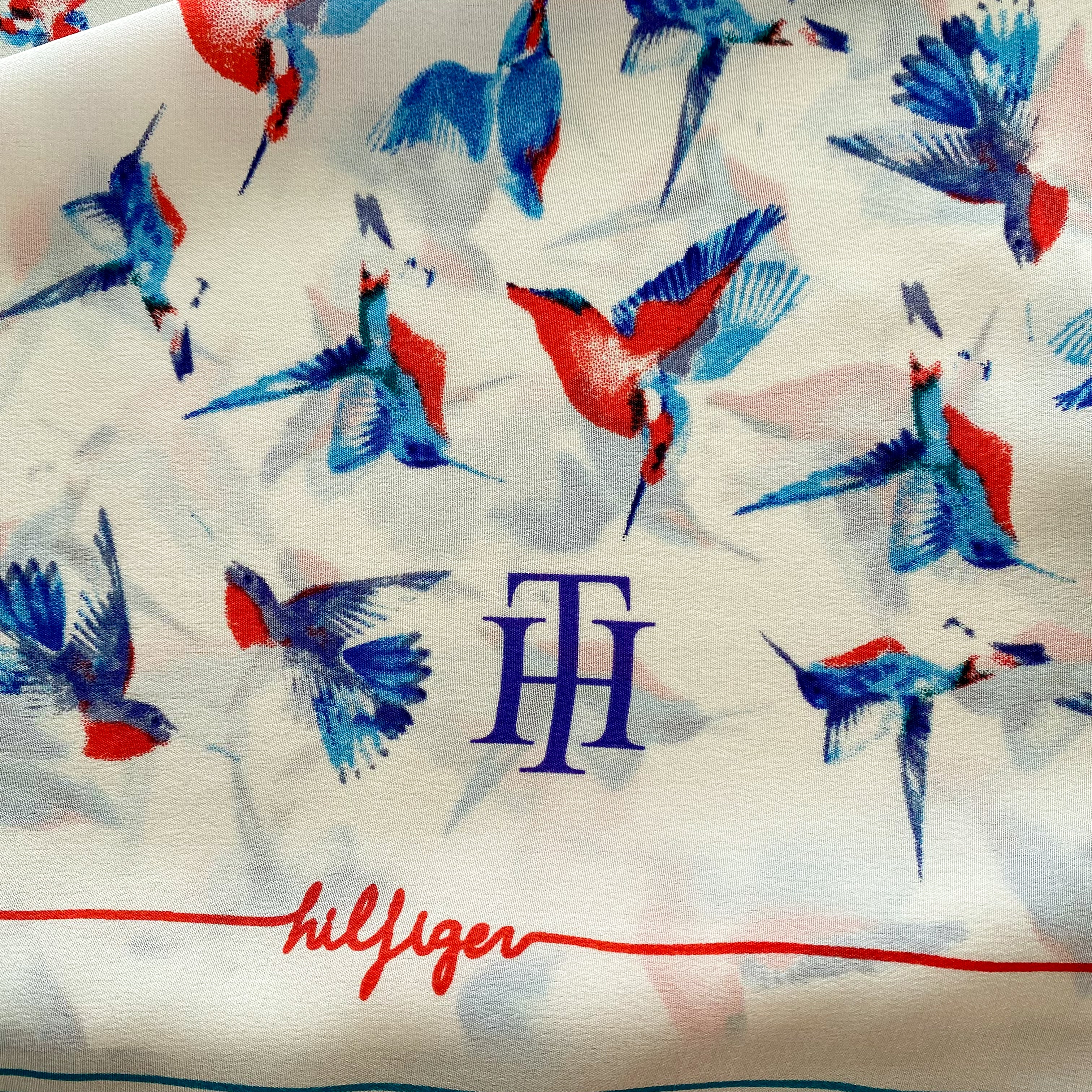 Tommy Hilfiger Bird Silk Scarf