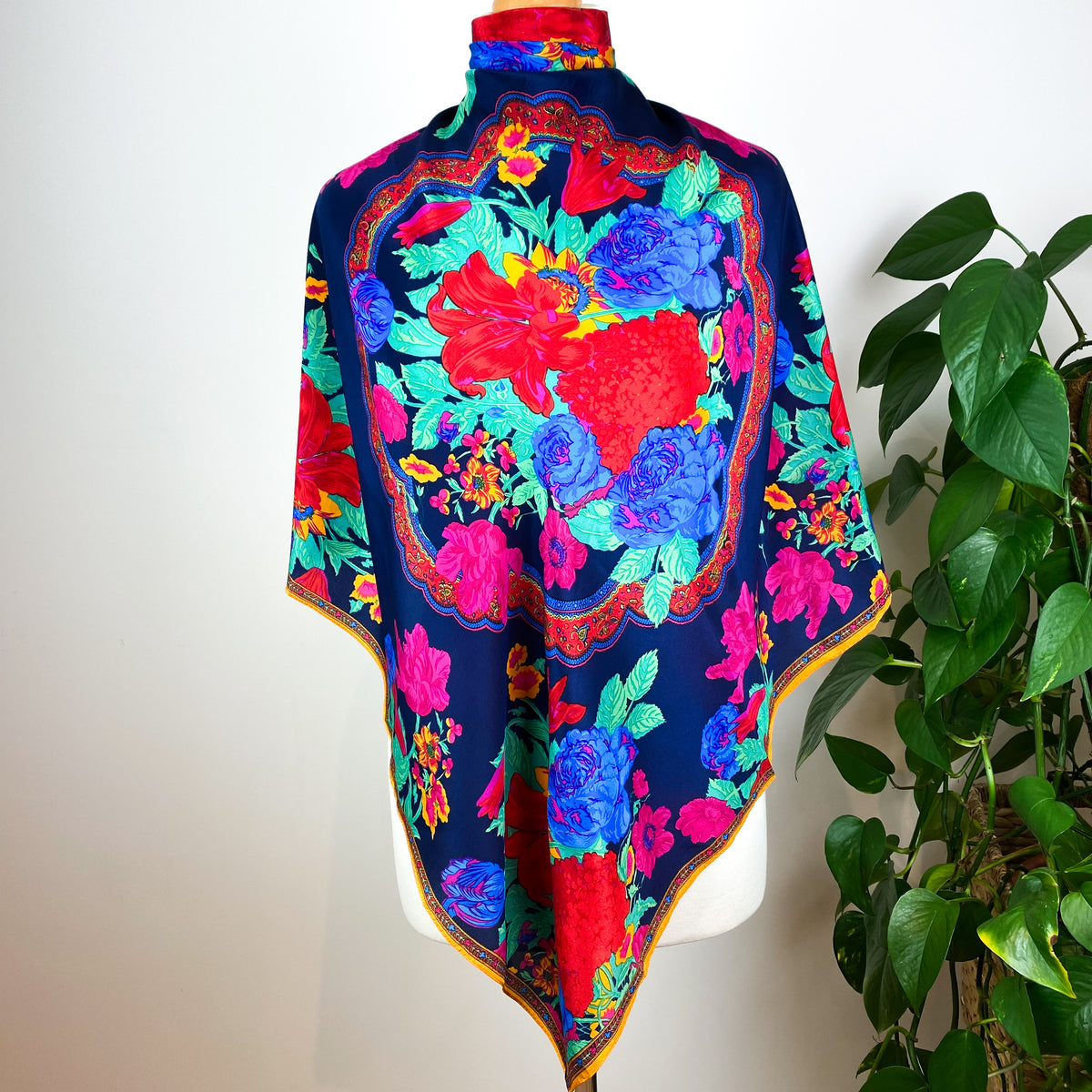Liz Claiborne Colourful Vintage Silk Scarf