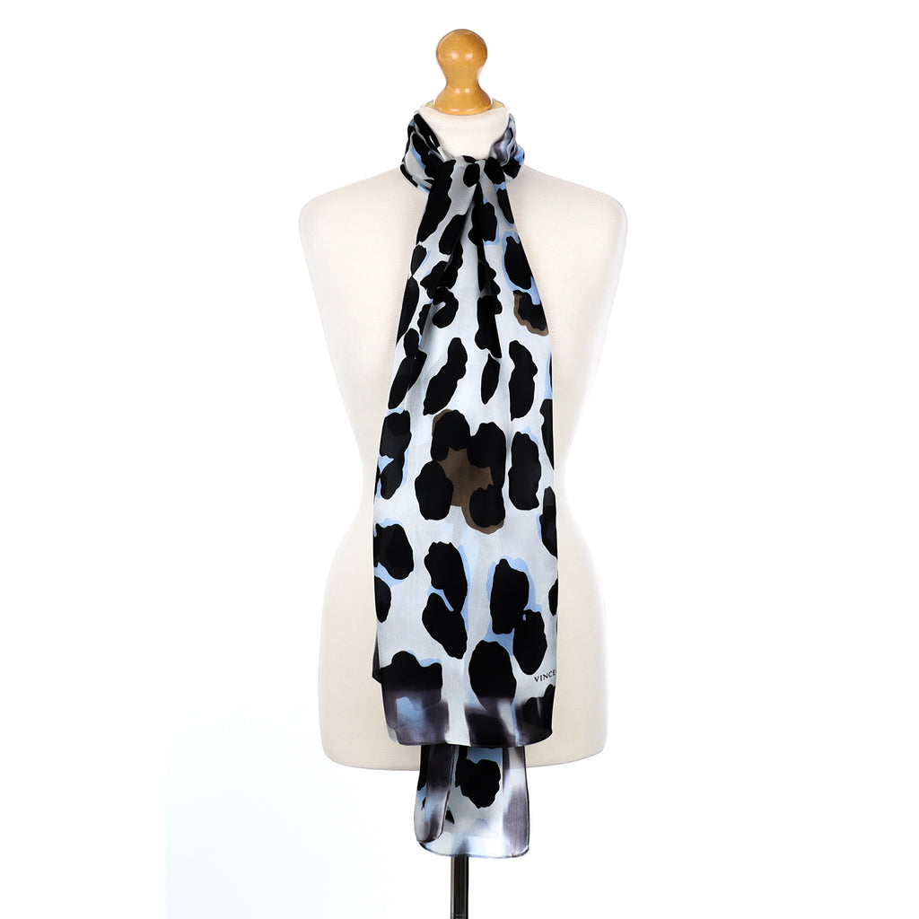 Vince Camuto Animal Print Silk Scarf