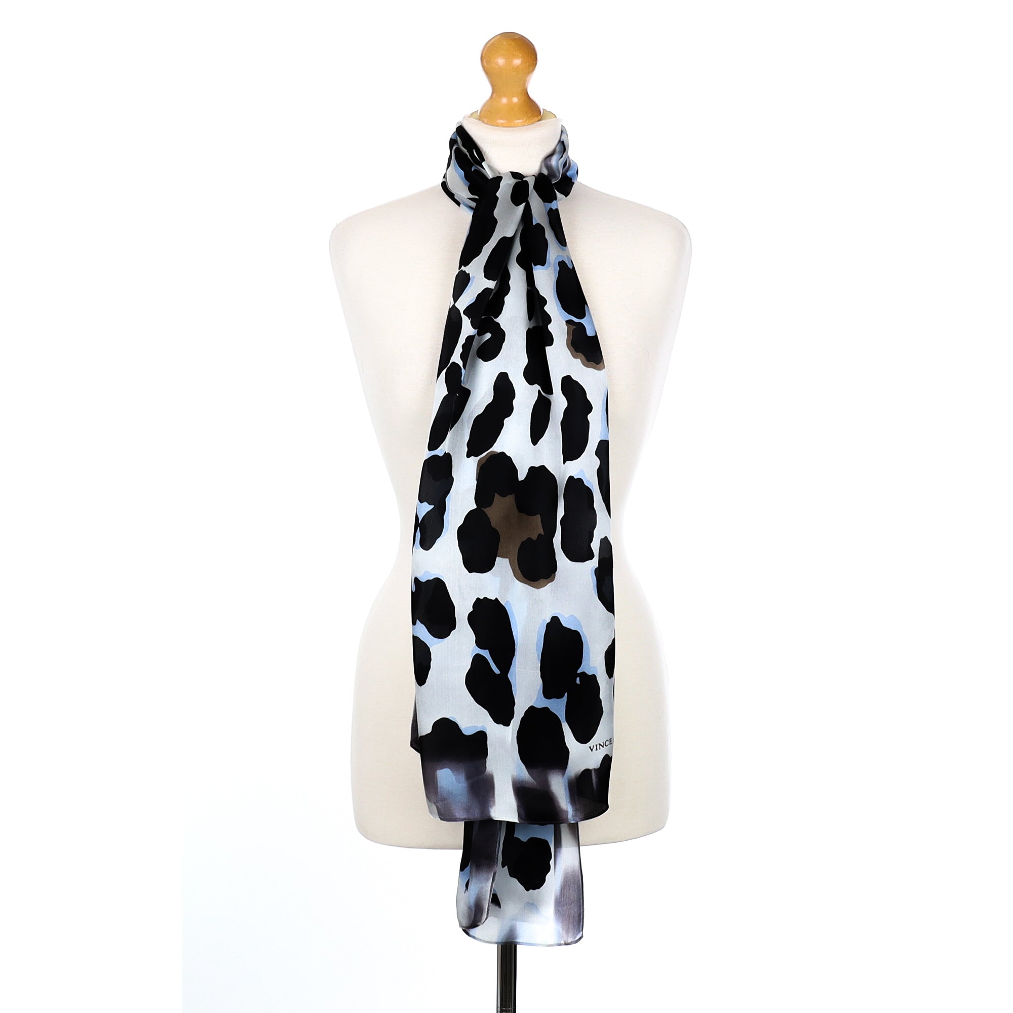 Vince Camuto Animal Print Silk Scarf