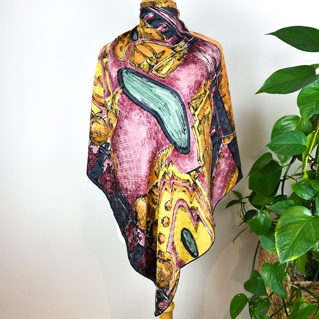 Lanvin Paris Designer Silk Scarf