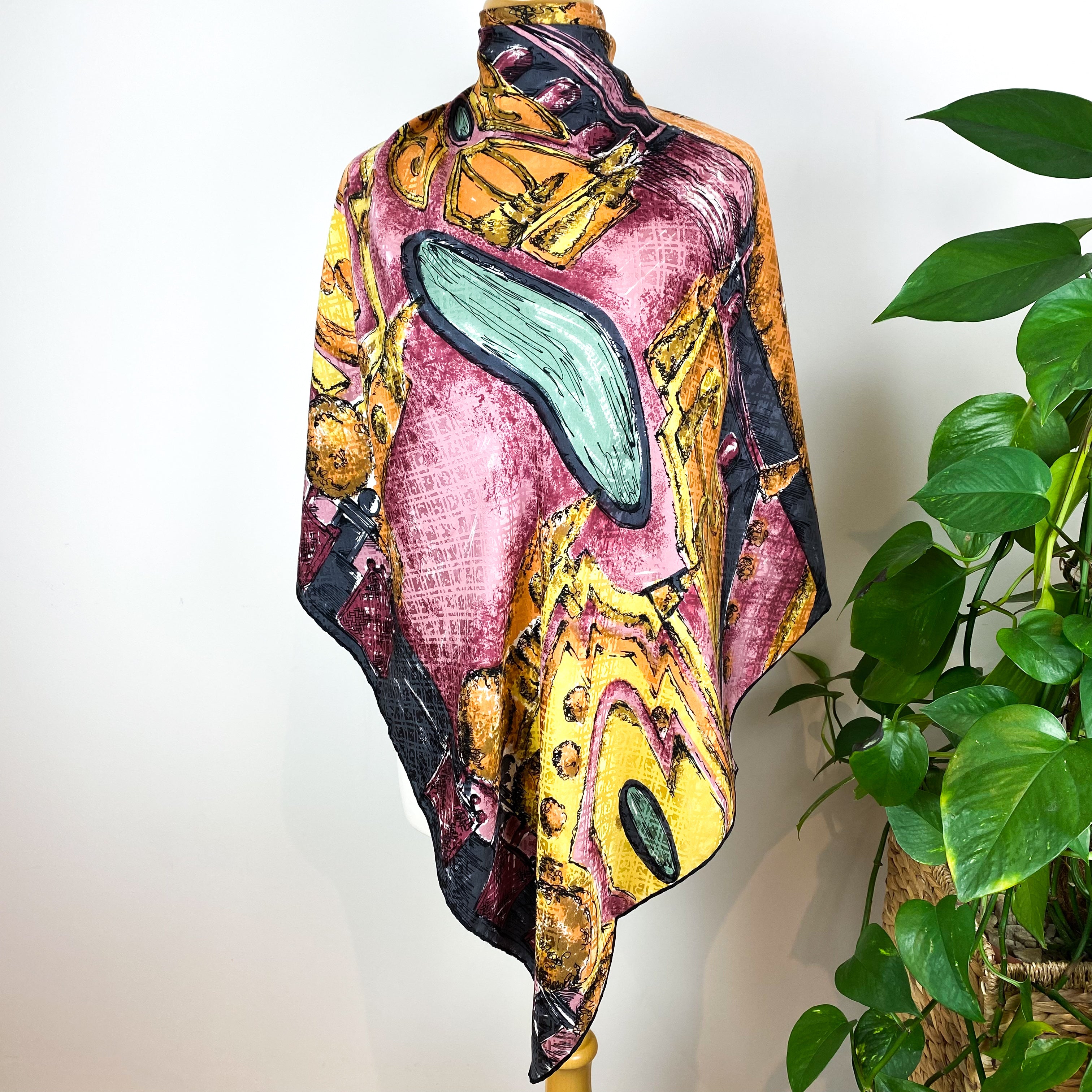 Lanvin Paris Designer Silk Scarf