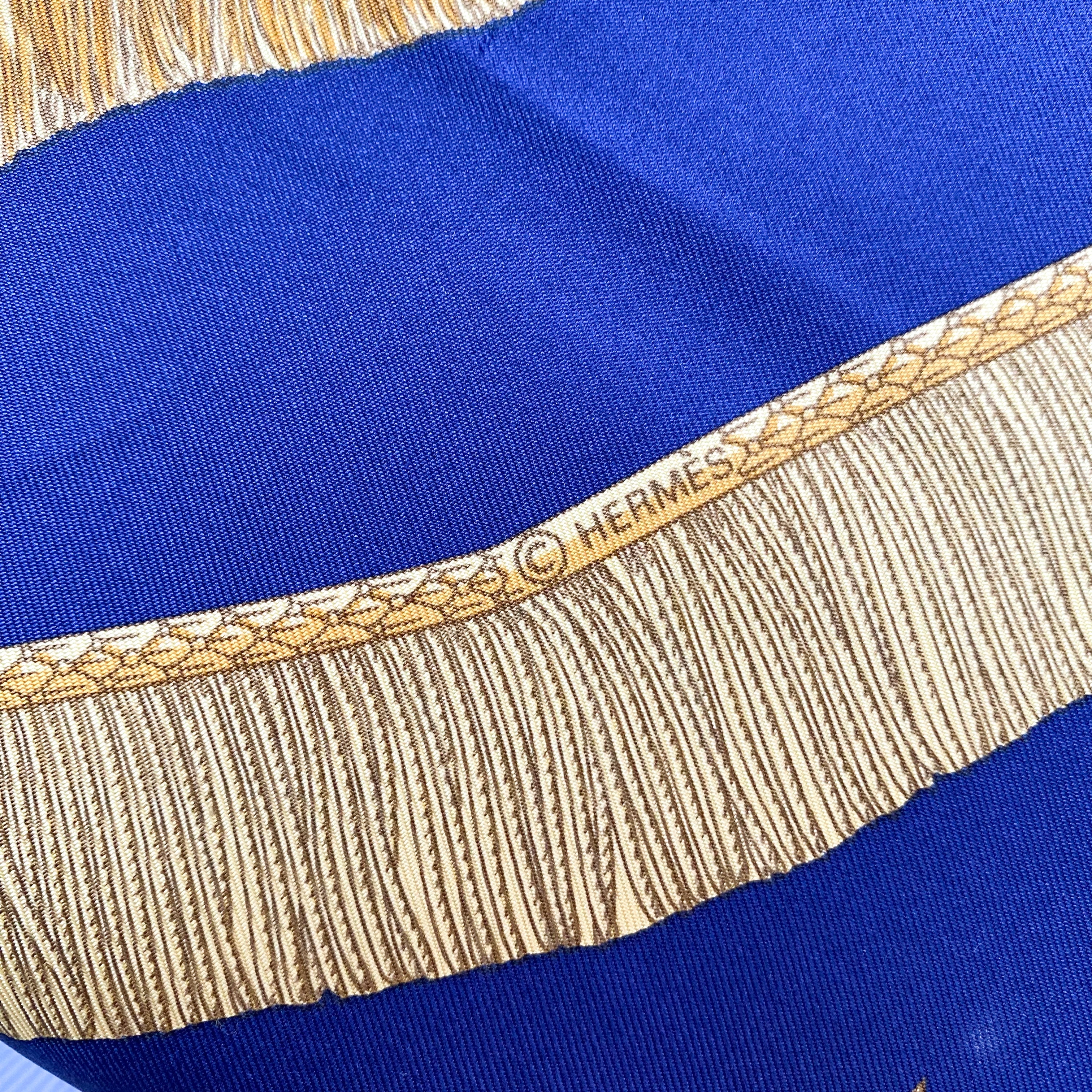 Boxed Hermès Poste Et Cavalerie Silk Scarf