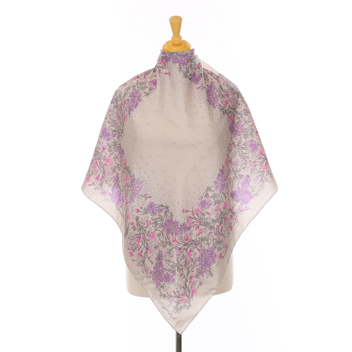 Jean Parel French Floral Silk Scarf