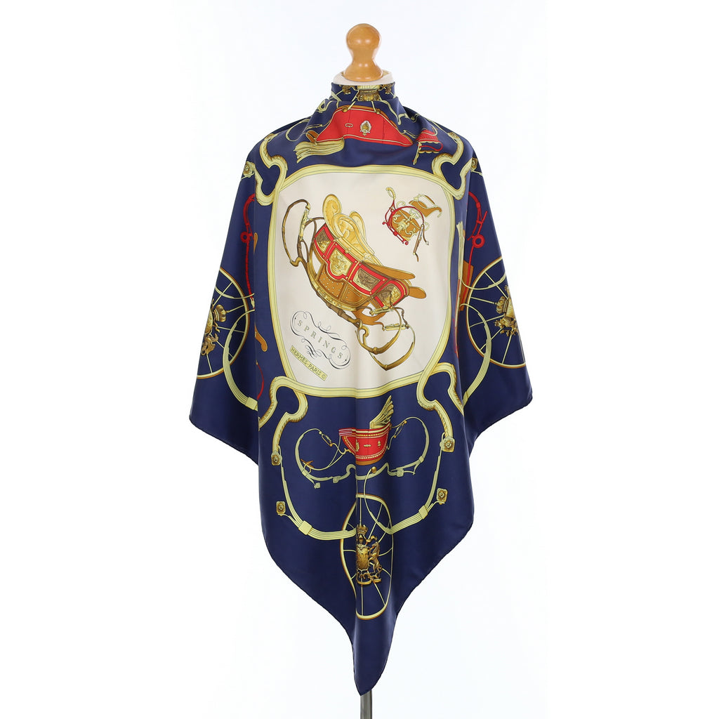 Hermès Springs Silk Scarf