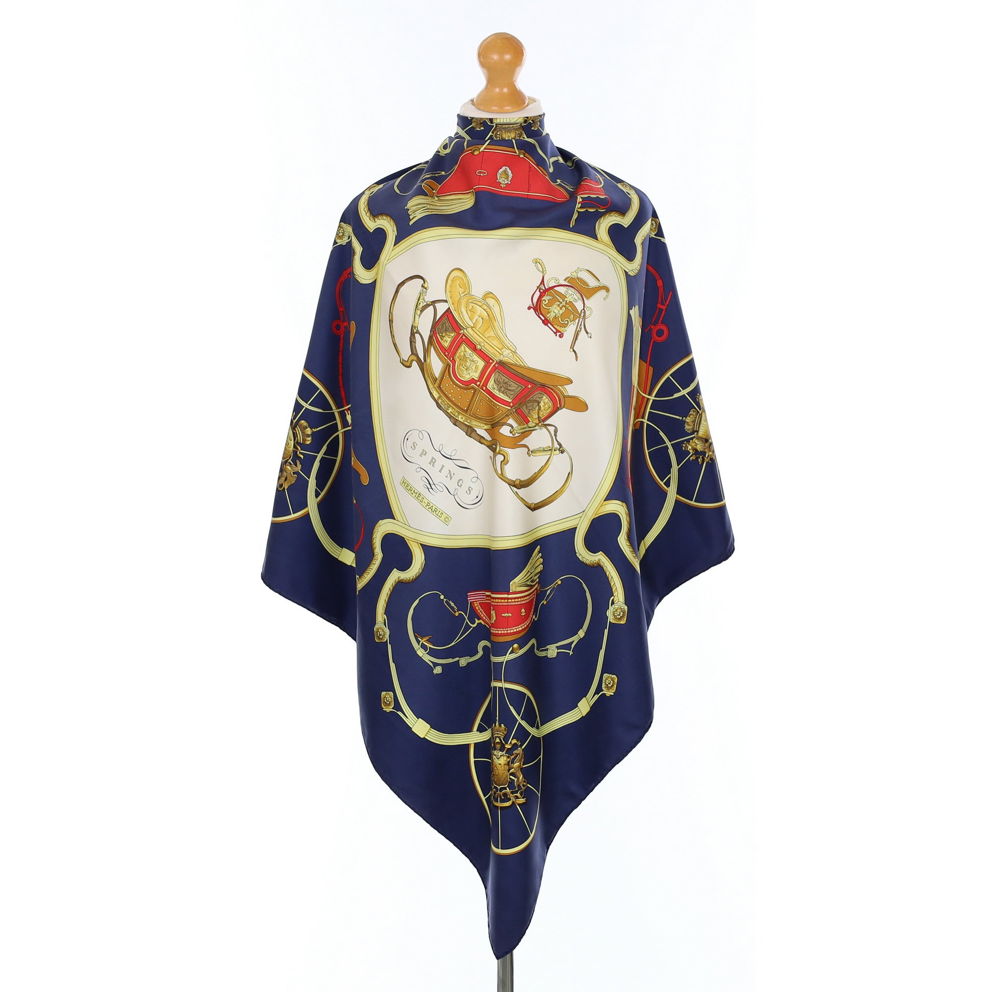 Hermès Springs Silk Scarf