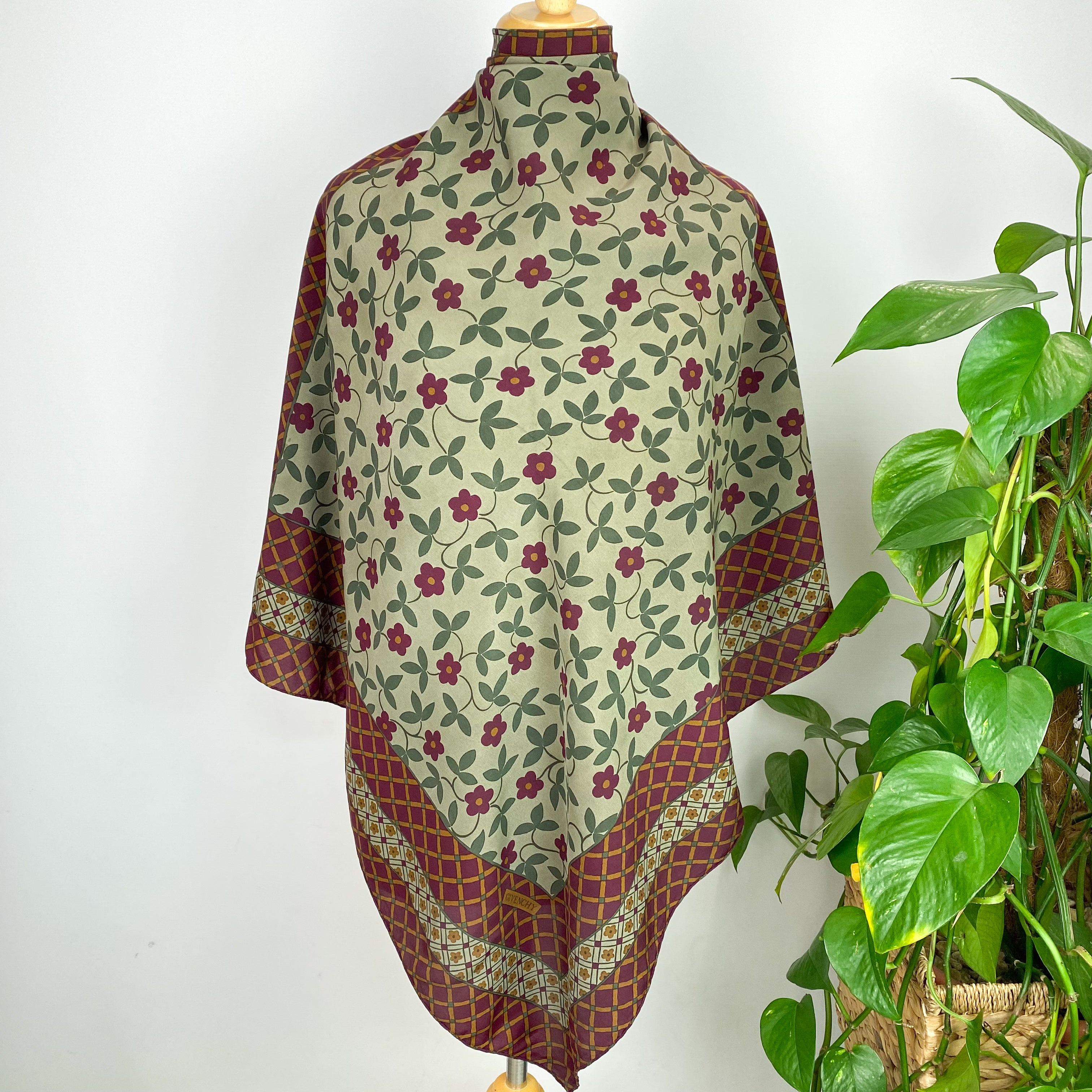 Vintage Givenchy Silk Scarf