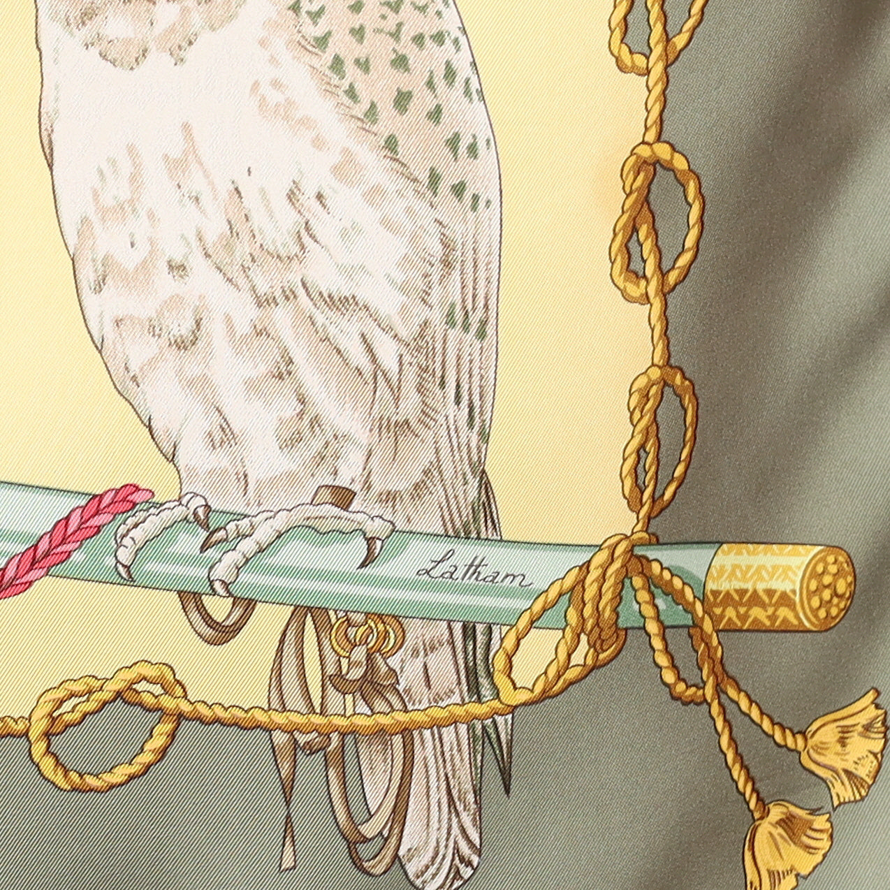 Hermès Les Oiseaux Du Roy Silk Scarf
