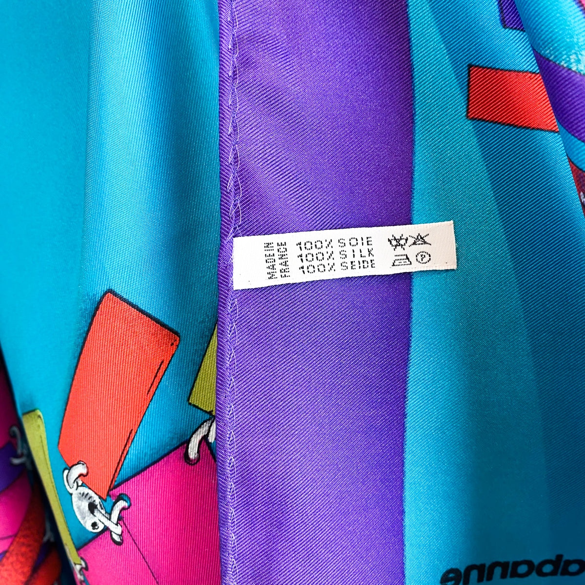 Unworn Boxed Paco Rabanne Vintage Silk Scarf