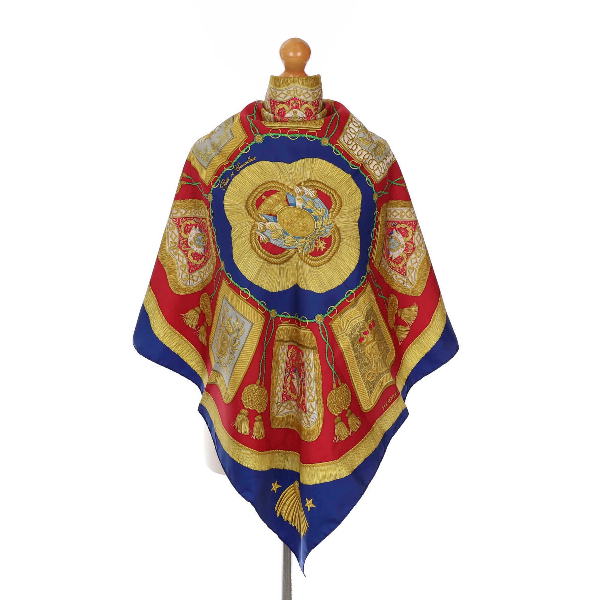 Hermès Poste et Cavalerie Silk Scarf
