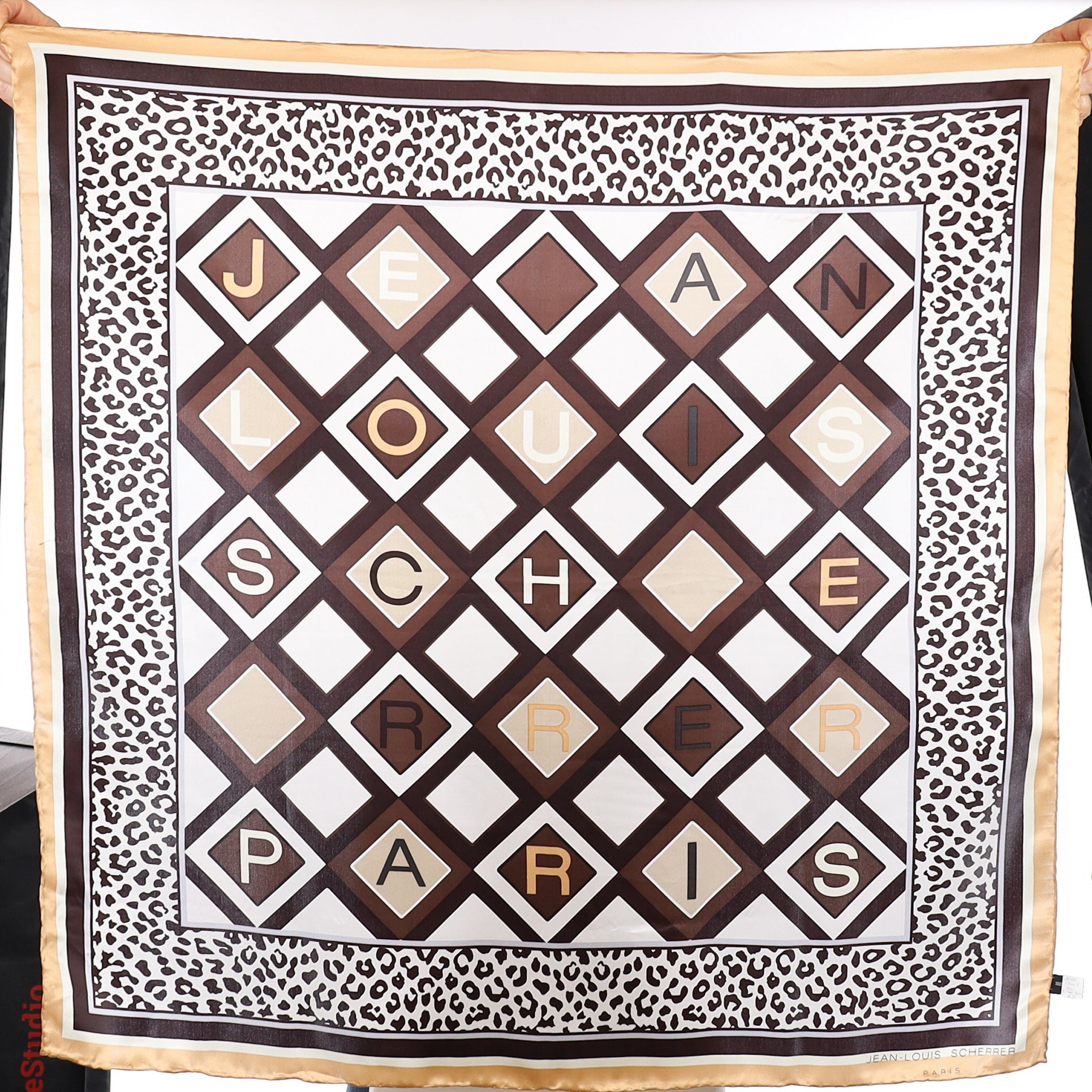 Brand New Jean Louis Scherrer Silk Scarf