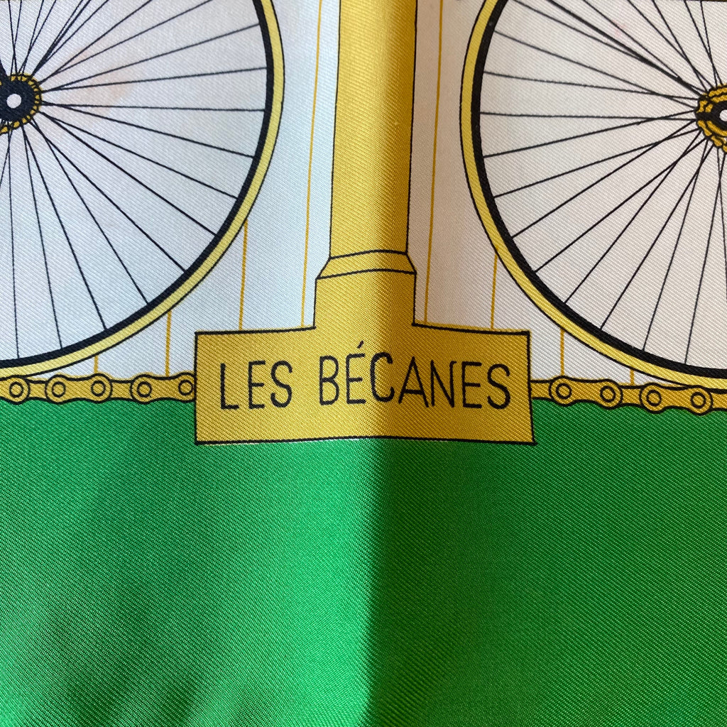 Hermès Les Bécanes Silk Scarf