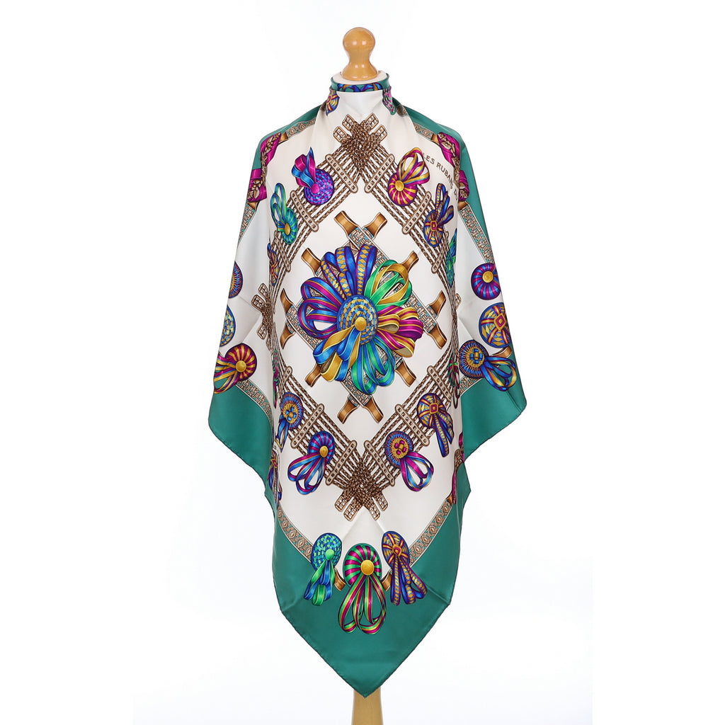 Hermès Les Rubans du Cheval Silk Scarf