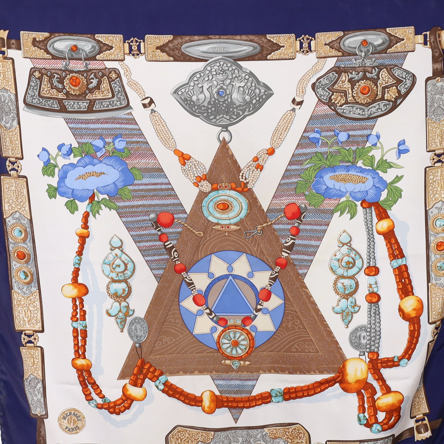 Hermès Tibet Silk Scarf