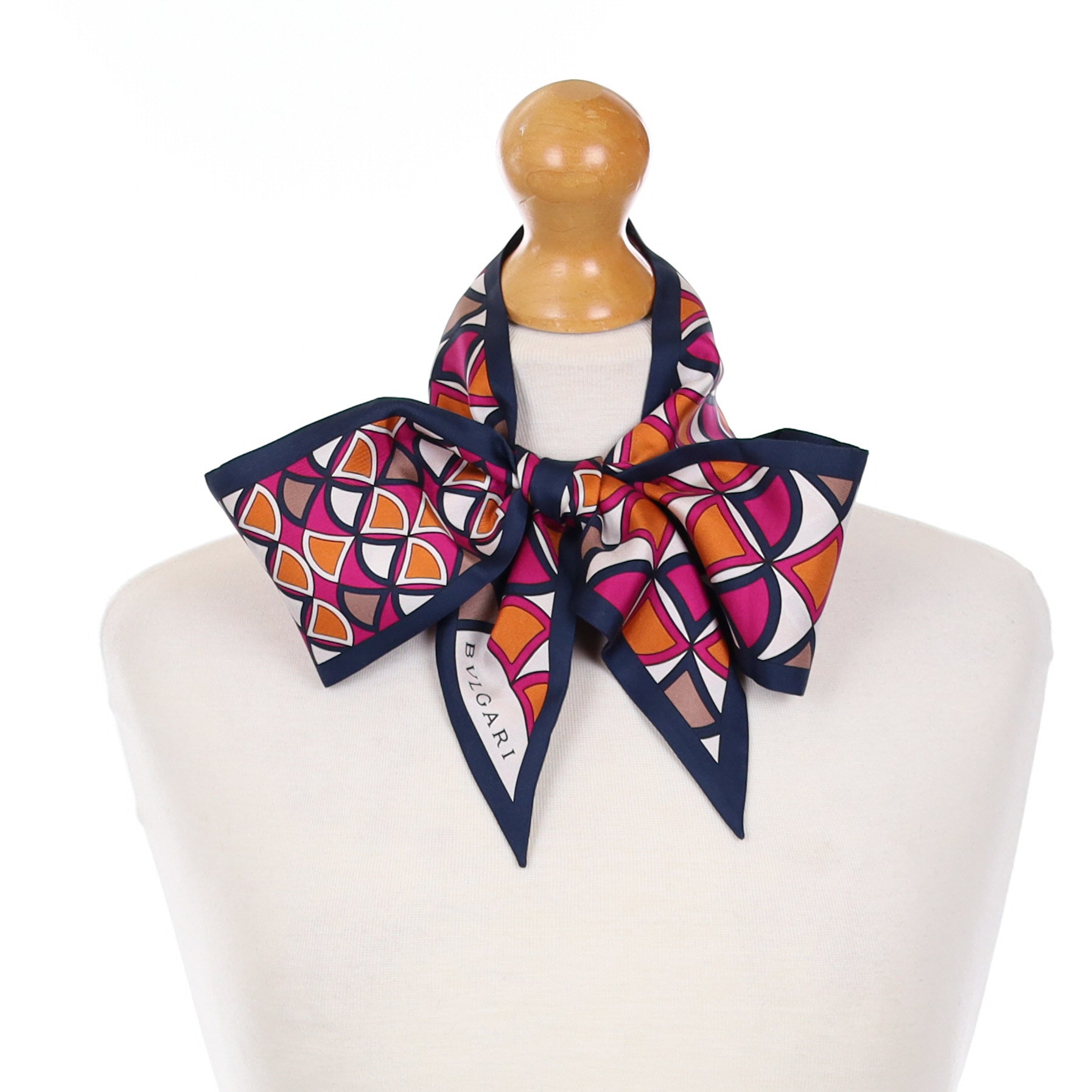 Brand New Boxed Bvlgari Silk Scarf