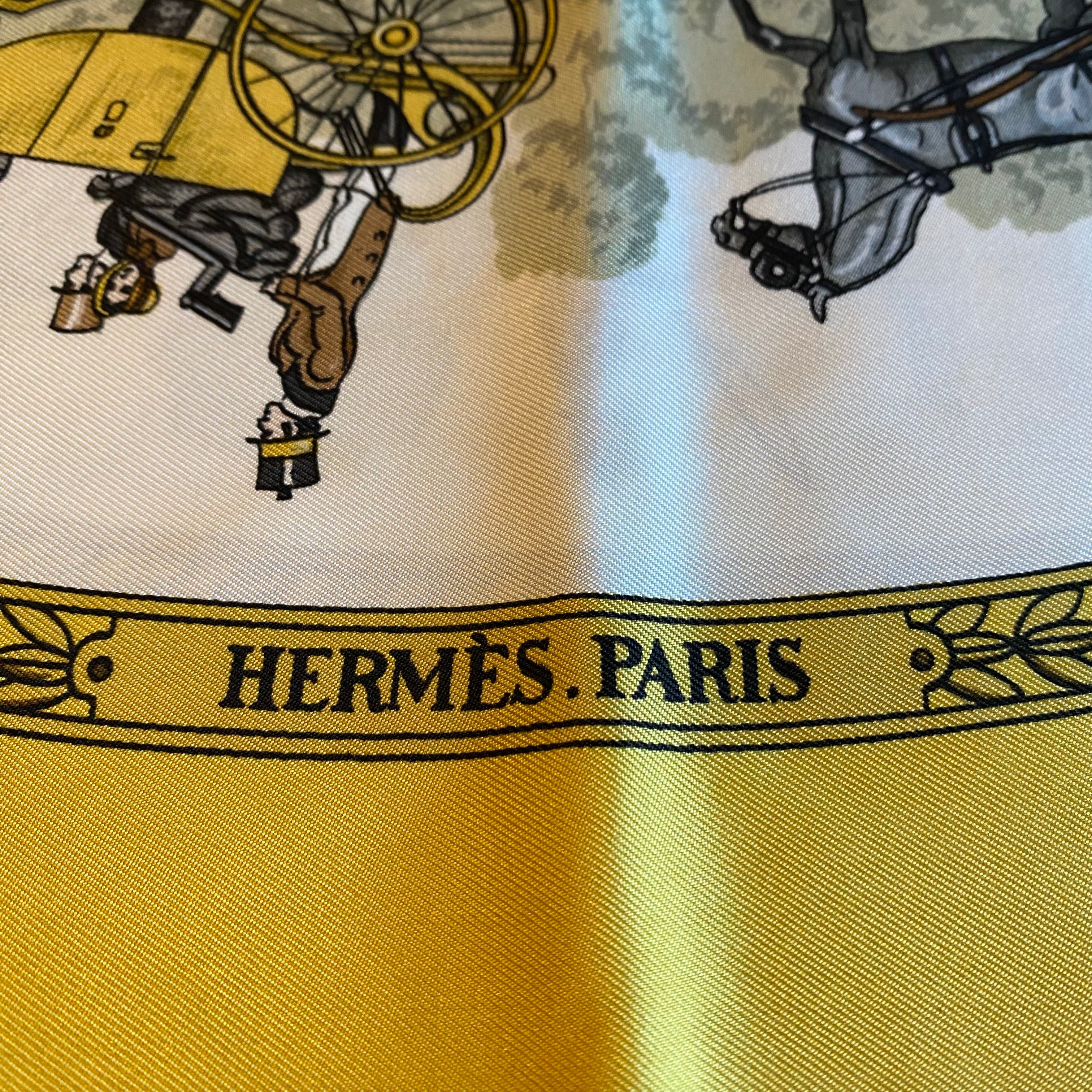 Hermès La Promenade de Longchamps Silk Scarf