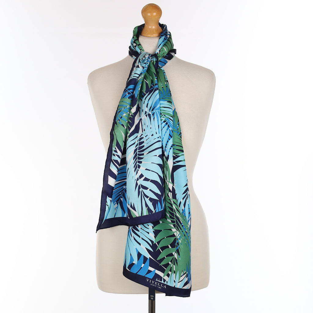 Brand New Viyella Botanical Silk Scarf
