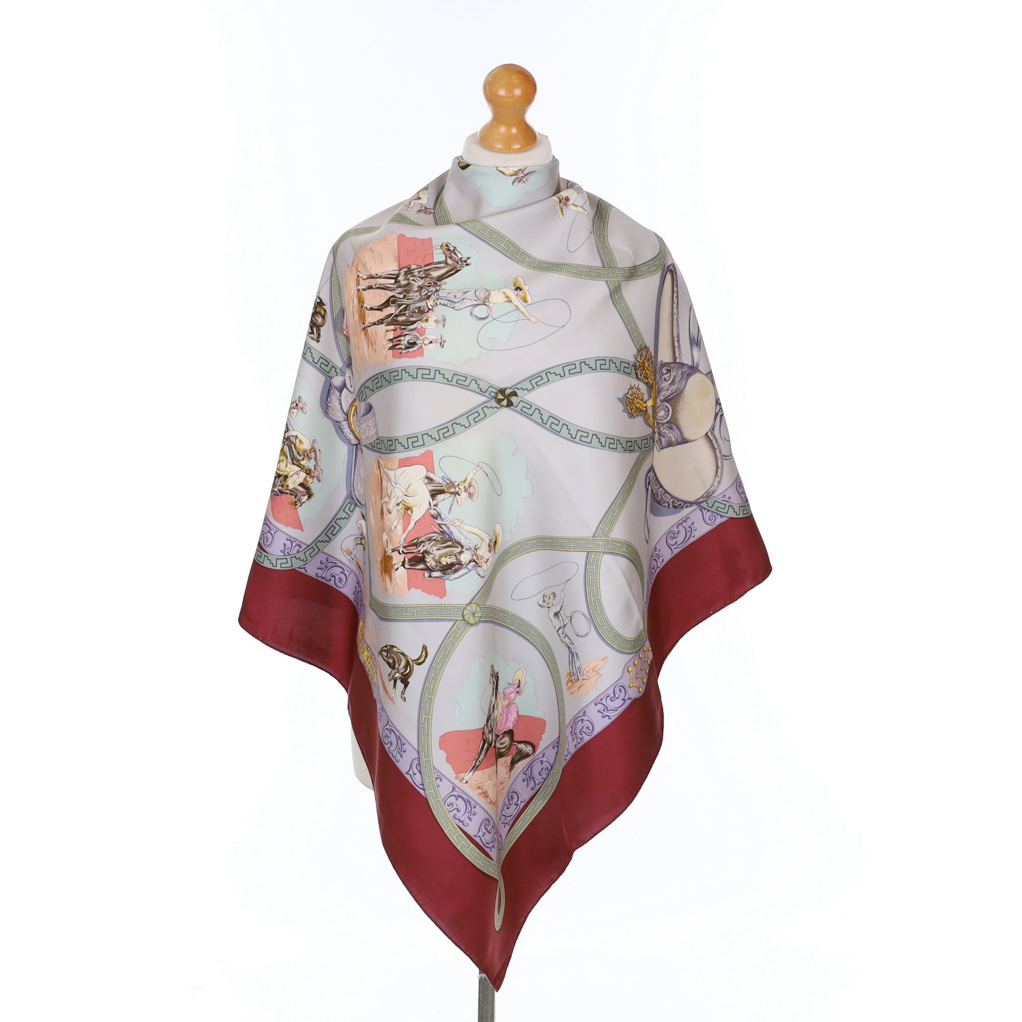 Hermès Charreda Silk Scarf