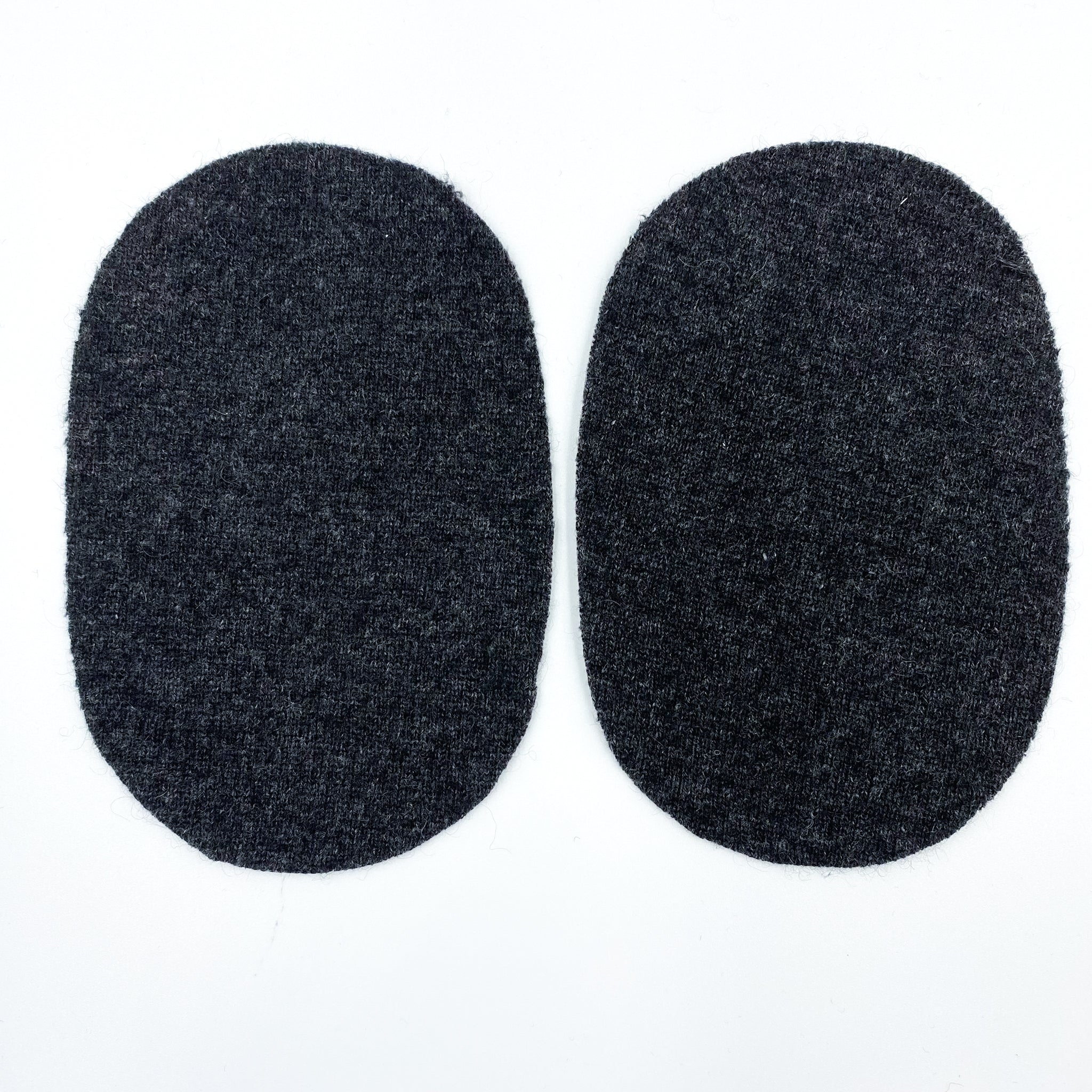 Large Charcoal Grey Elbow Patches - Machine Use