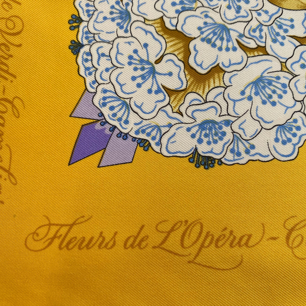 Hermès Fleurs de L’Opéra Silk Scarf