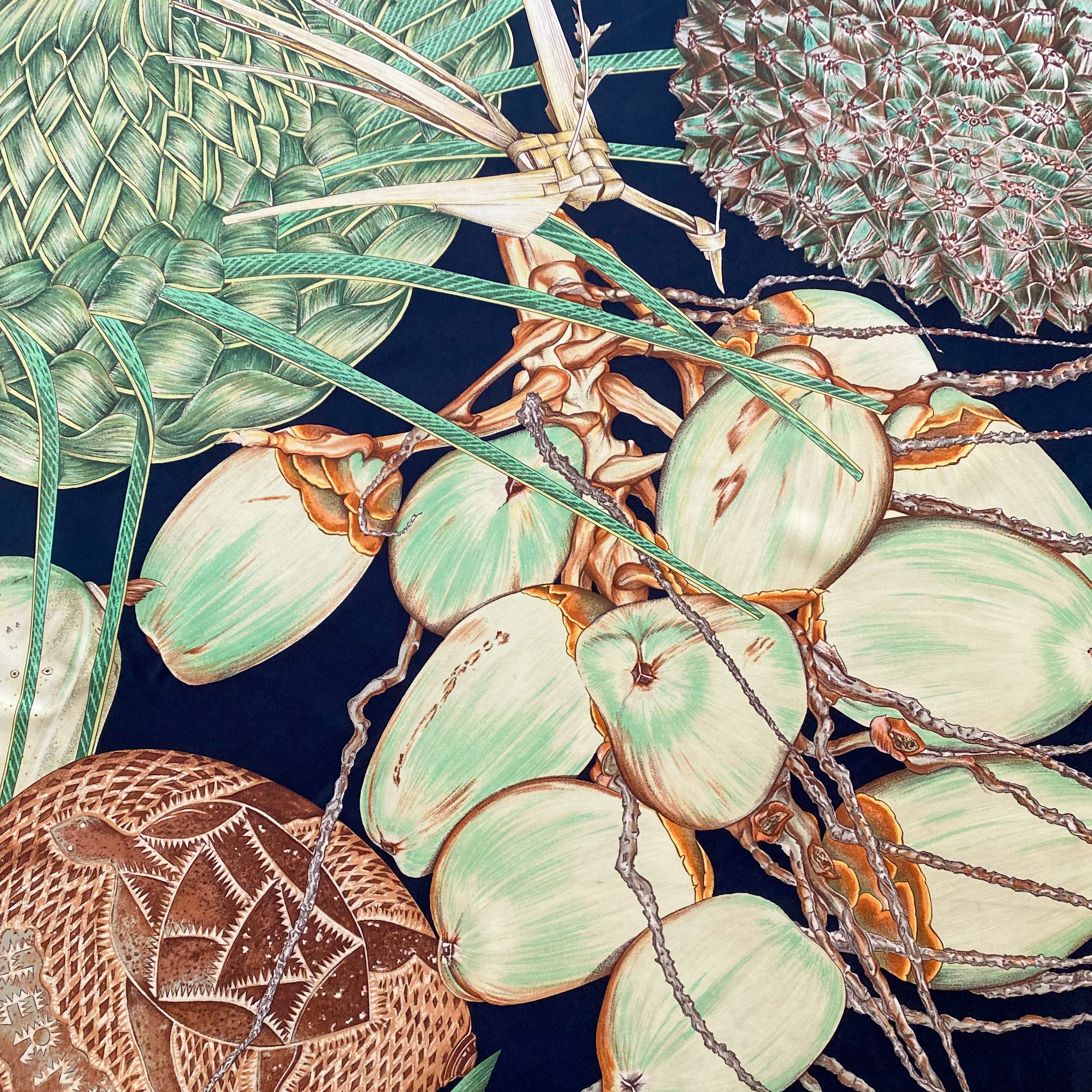 Hermès Jardin Gréole Silk Scarf
