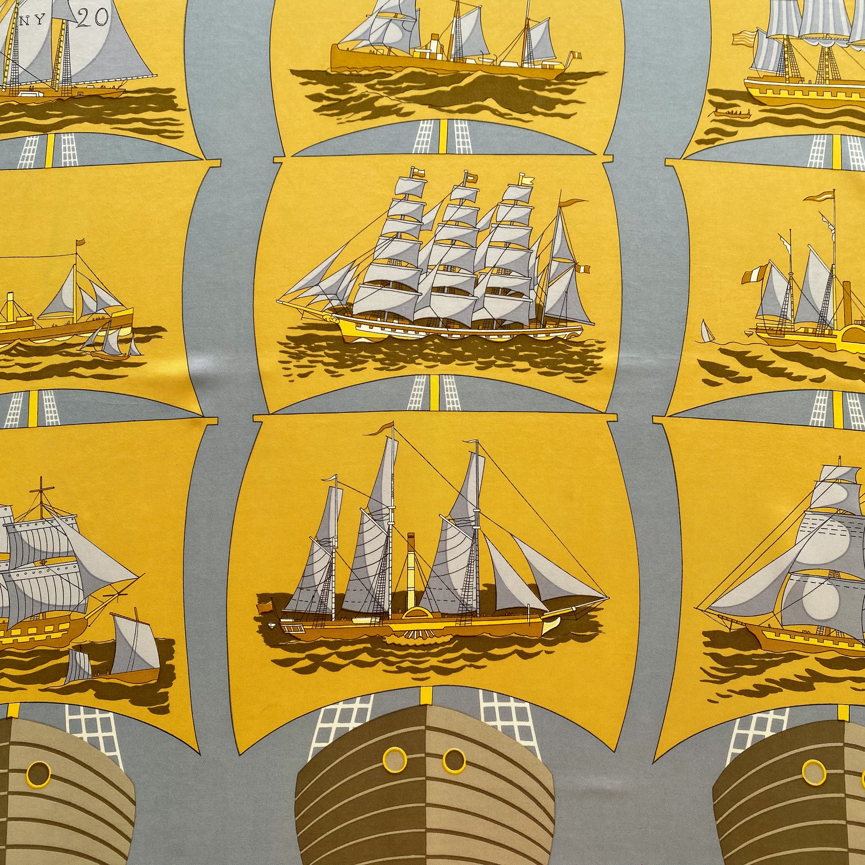 Hermès Grand Largue Silk Scarf