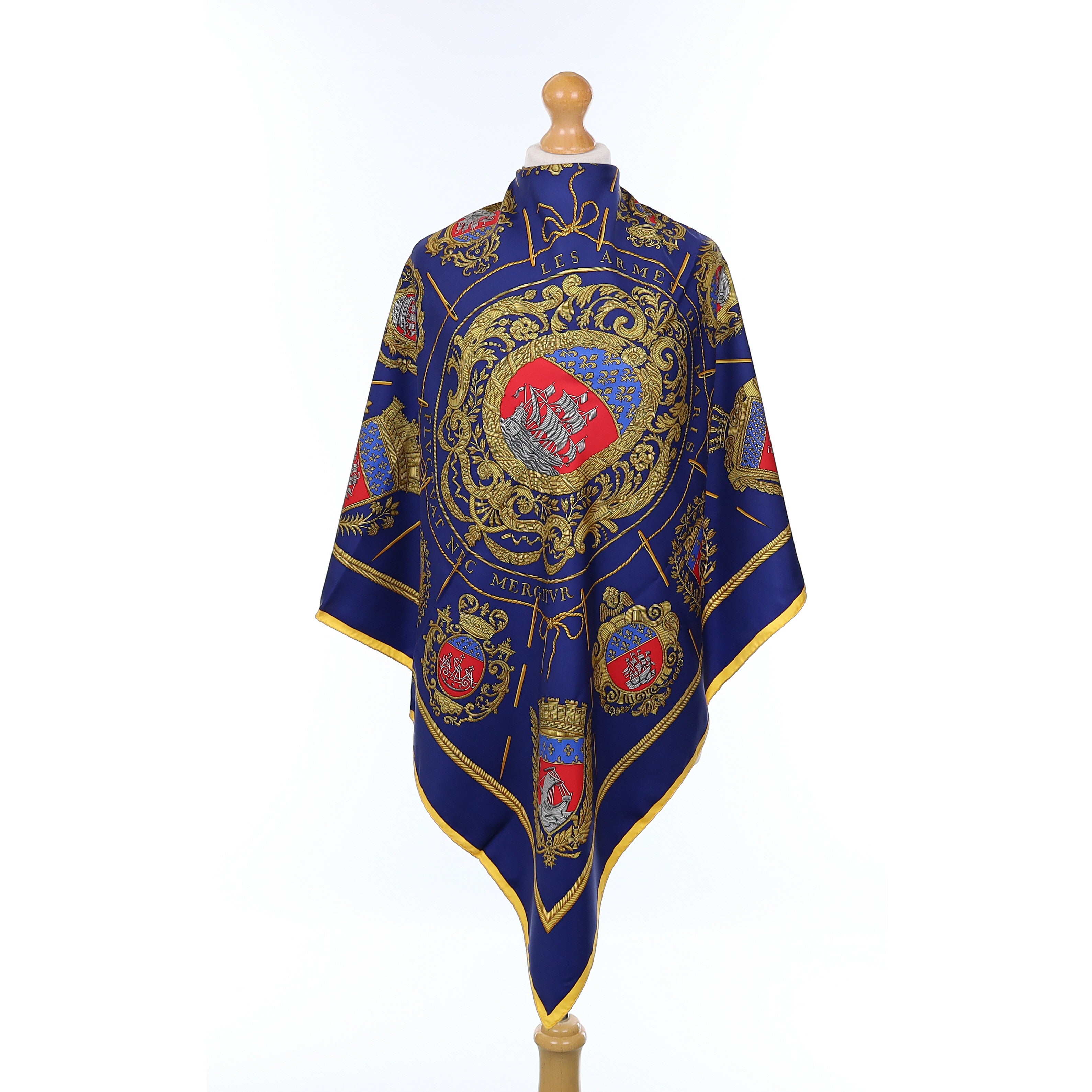 Hermès Les Armes De Paris Silk Scarf